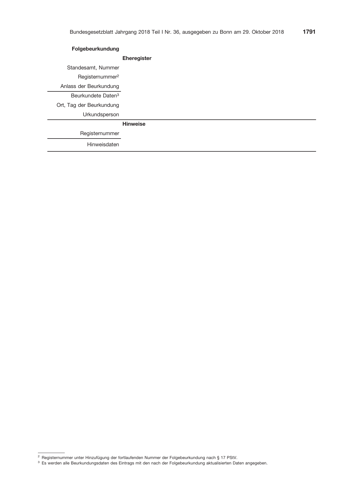 BGBl. 2018, Seite 1791 — Originalseite als Abbildung