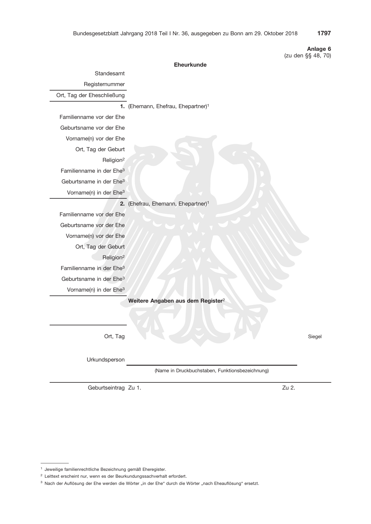 BGBl. 2018, Seite 1797 — Originalseite als Abbildung