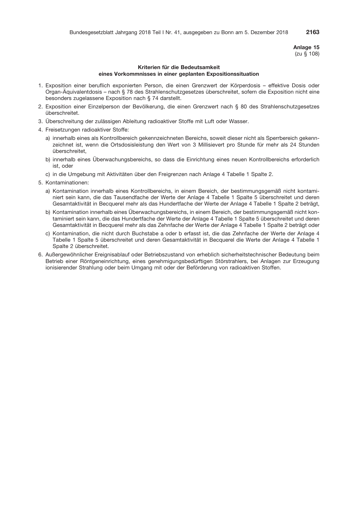 BGBl. 2018, Seite 2163 — Originalseite als Abbildung