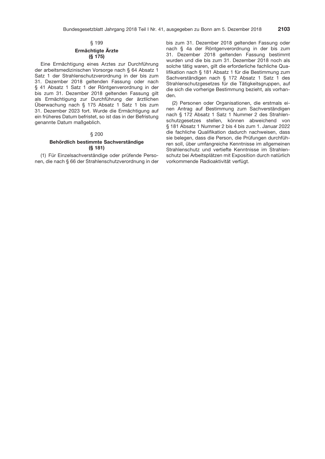 BGBl. 2018, Seite 2103 — Originalseite als Abbildung