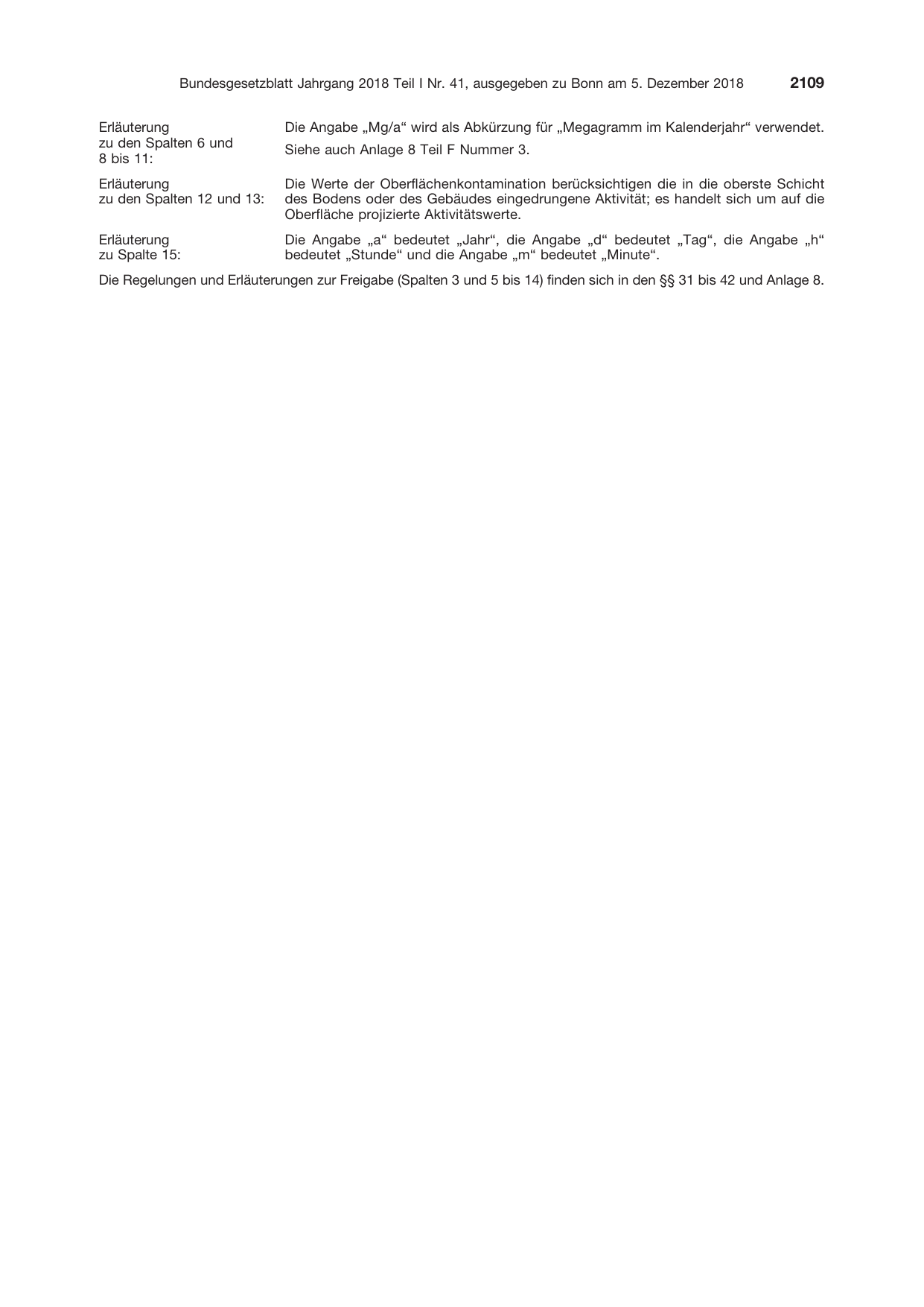 BGBl. 2018, Seite 2109 — Originalseite als Abbildung