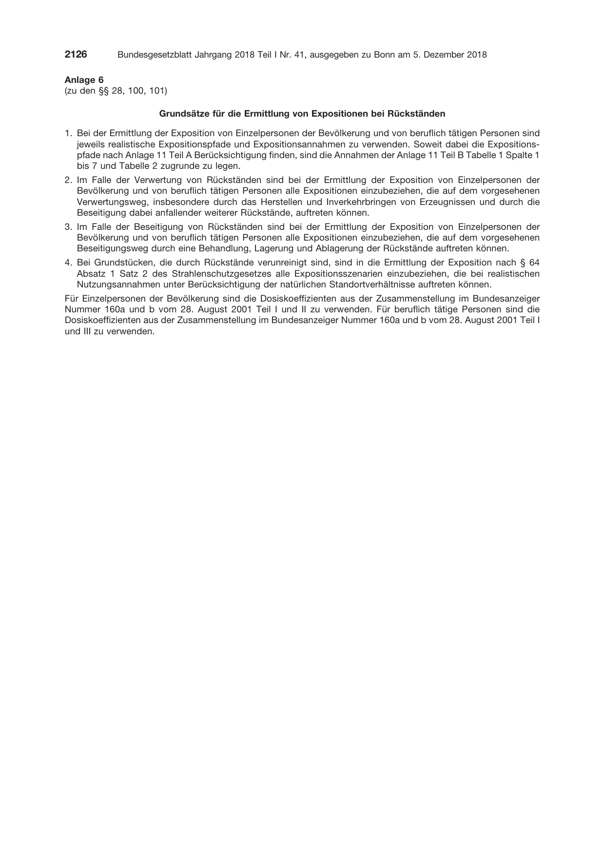 BGBl. 2018, Seite 2126 — Originalseite als Abbildung