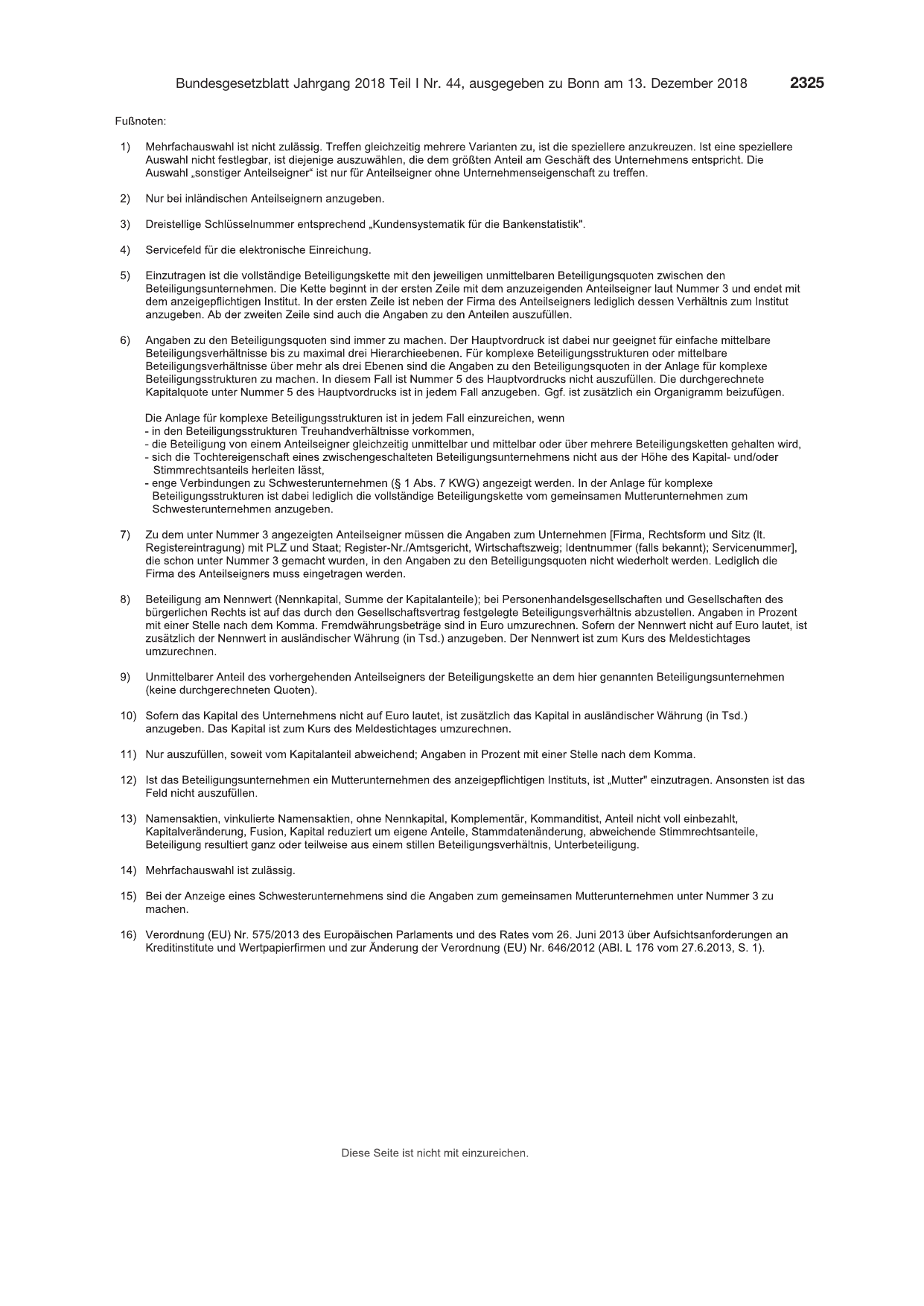 BGBl. 2018, Seite 2325 — Originalseite als Abbildung