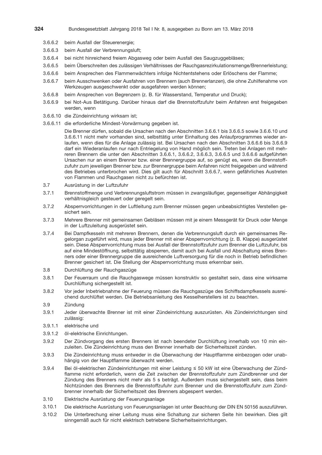 BGBl. 2018, Seite 324 — Originalseite als Abbildung