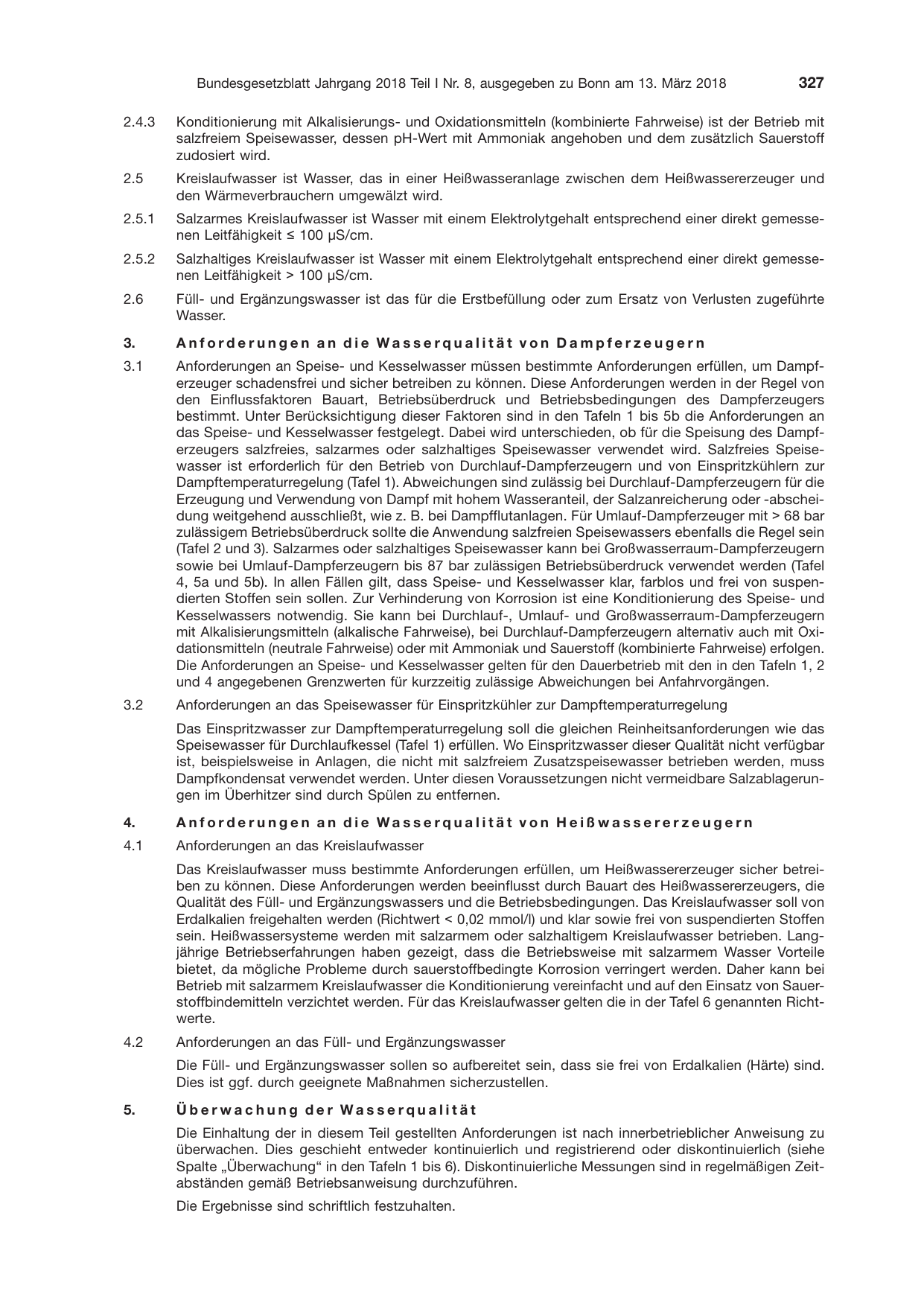 BGBl. 2018, Seite 327 — Originalseite als Abbildung