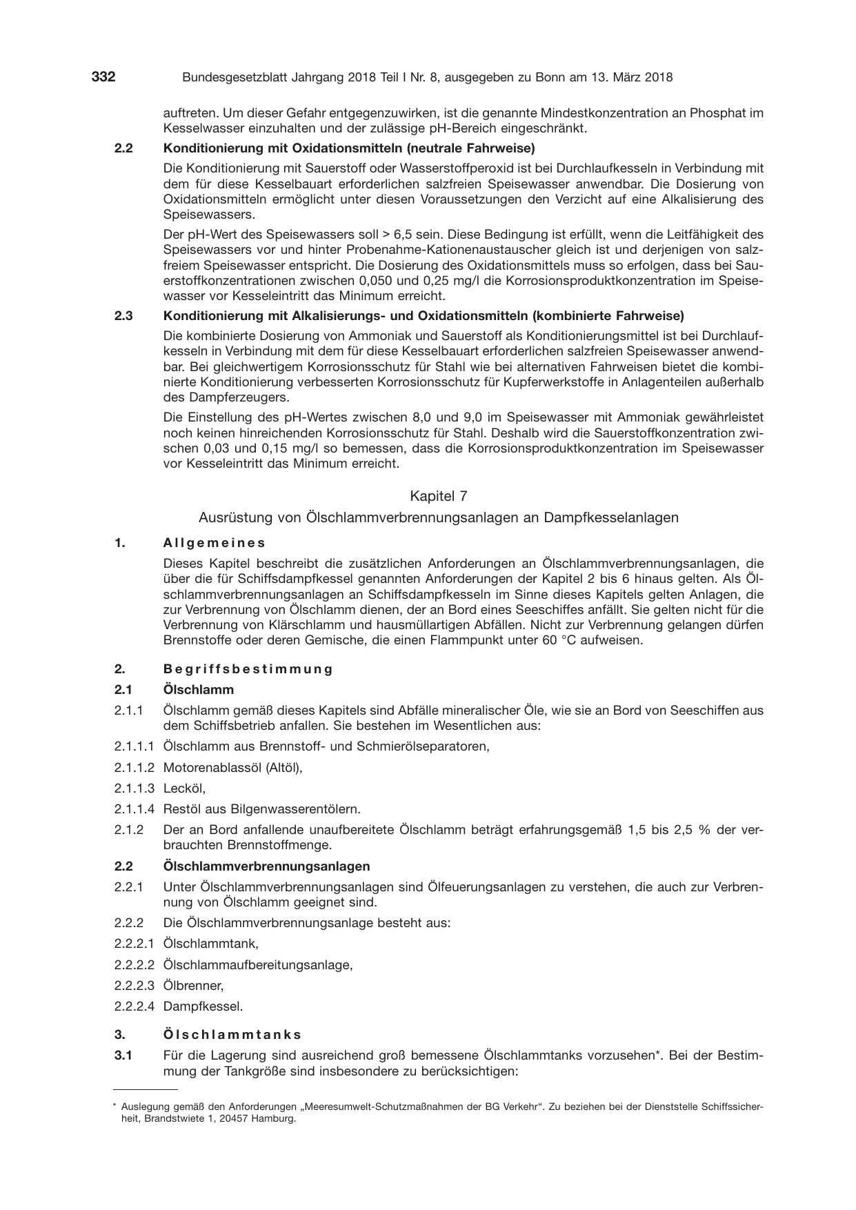 BGBl. 2018, Seite 332 — Originalseite als Abbildung