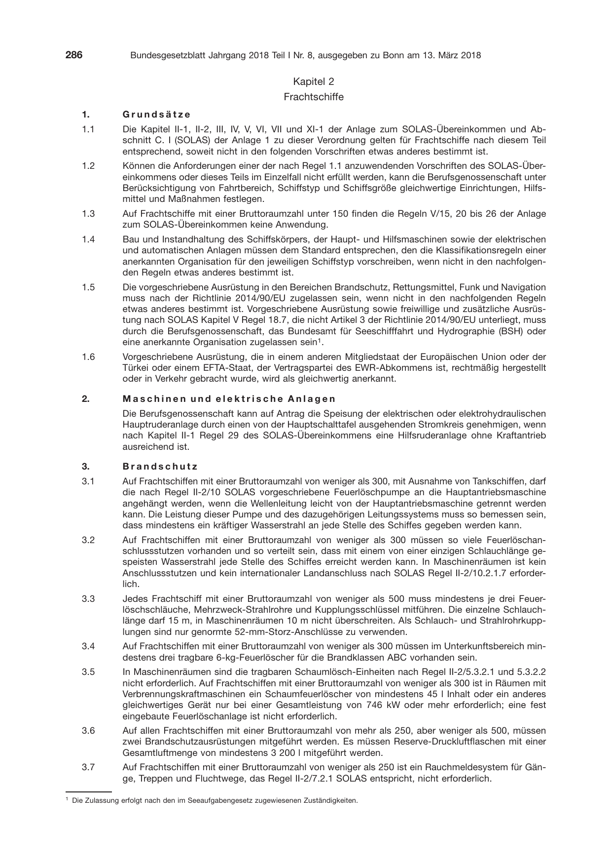 BGBl. 2018, Seite 286 — Originalseite als Abbildung
