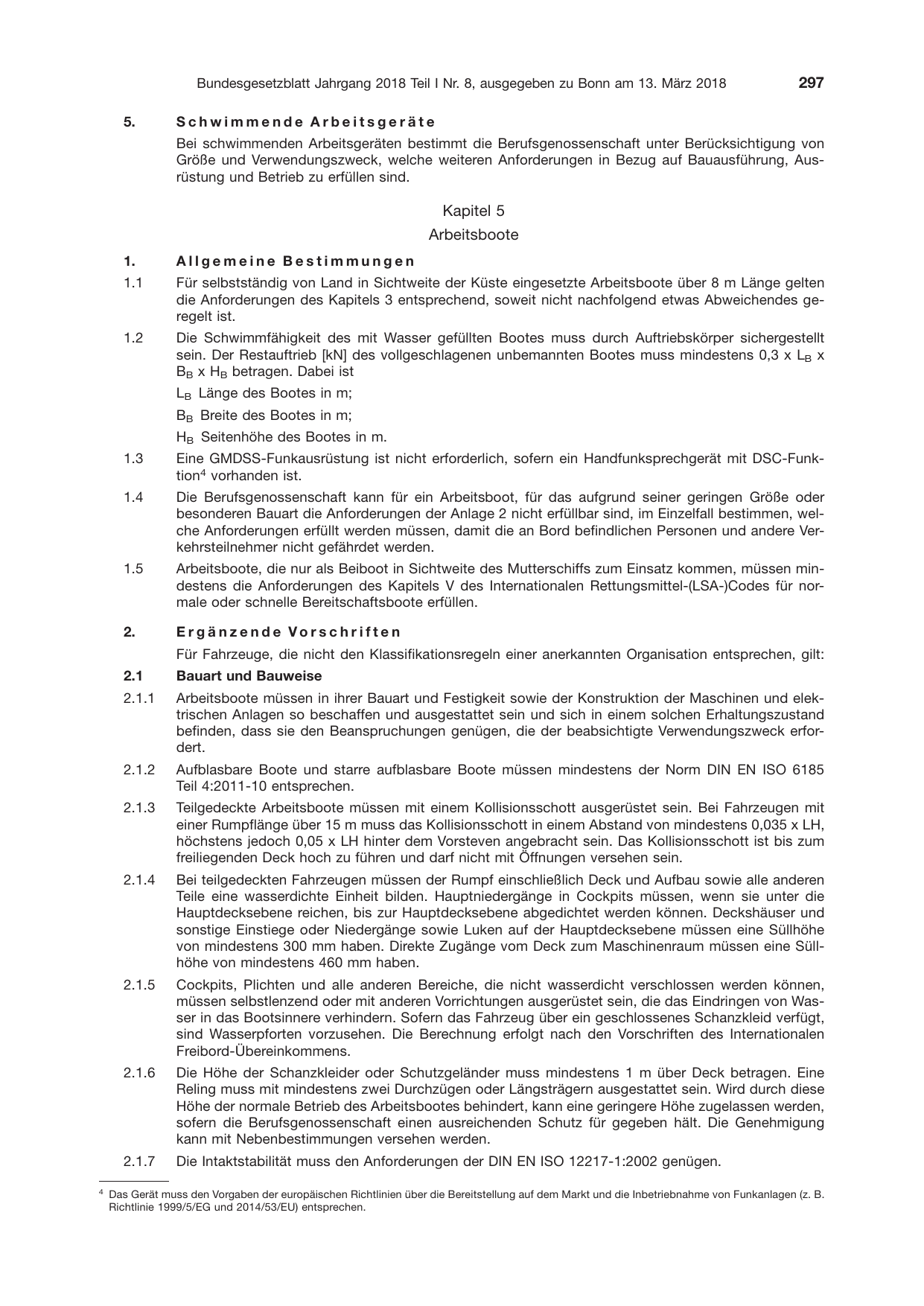 BGBl. 2018, Seite 297 — Originalseite als Abbildung