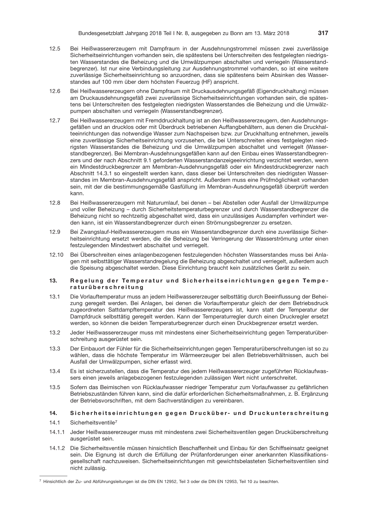 BGBl. 2018, Seite 317 — Originalseite als Abbildung