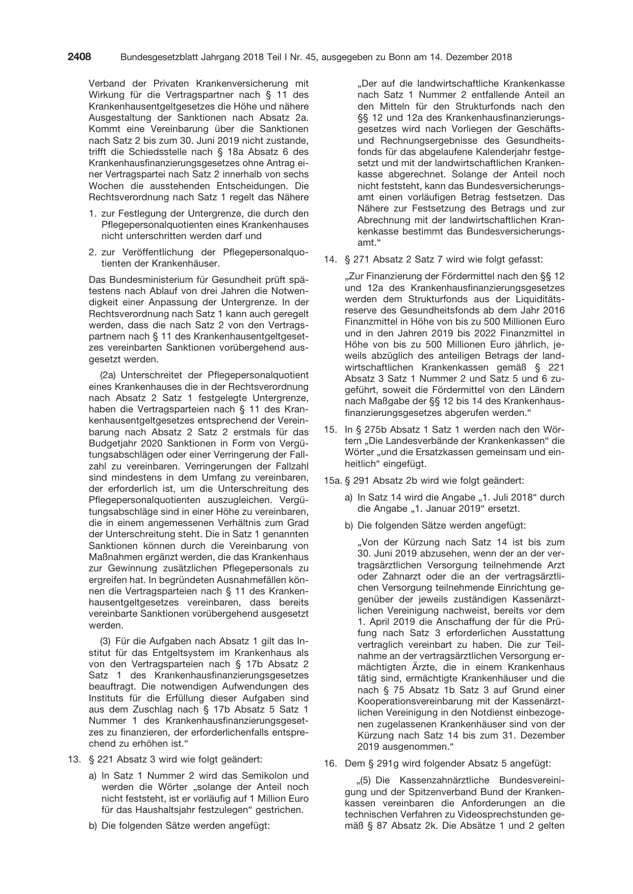 BGBl. 2018, Seite 2408 — Originalseite als Abbildung