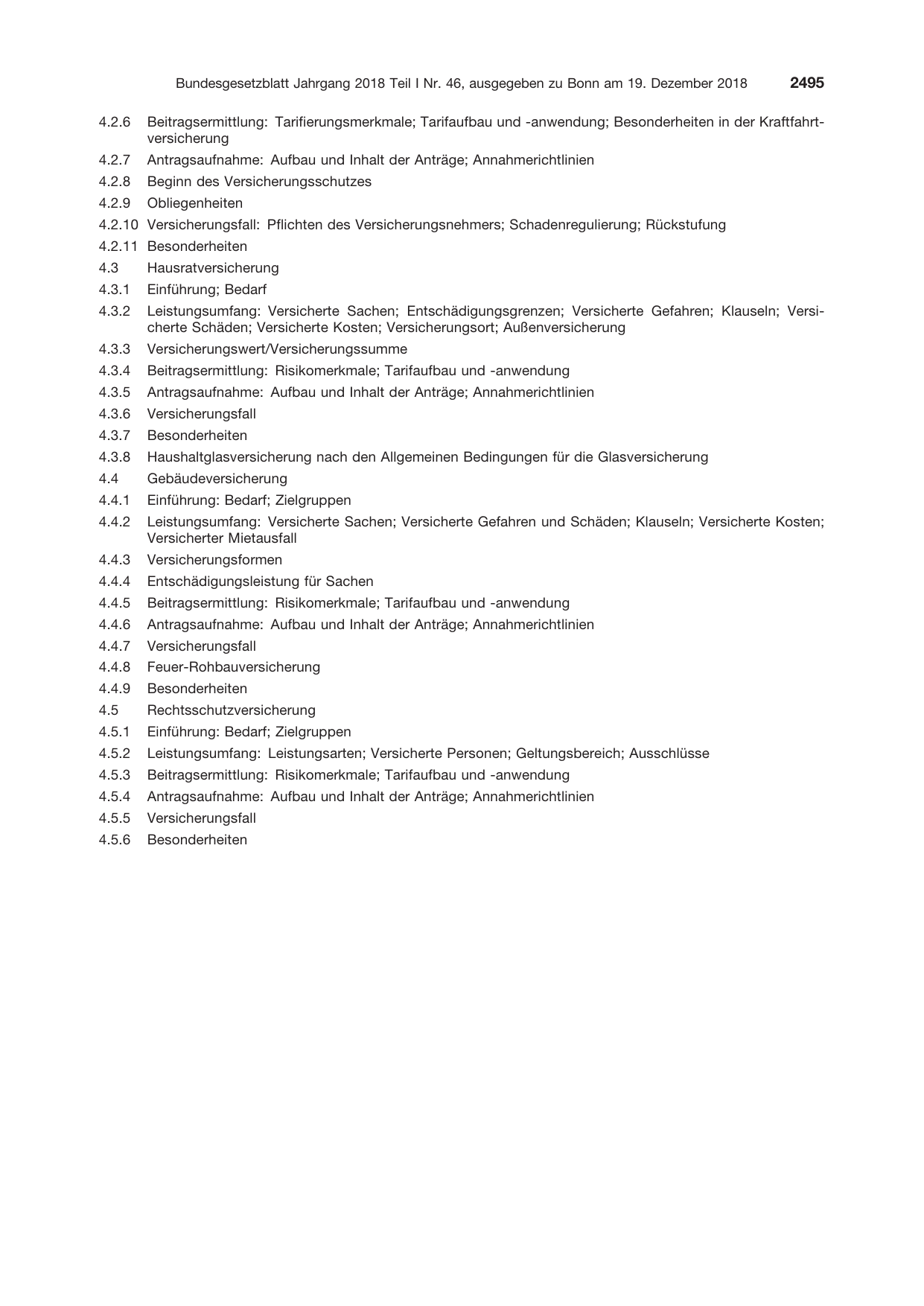 BGBl. 2018, Seite 2495 — Originalseite als Abbildung
