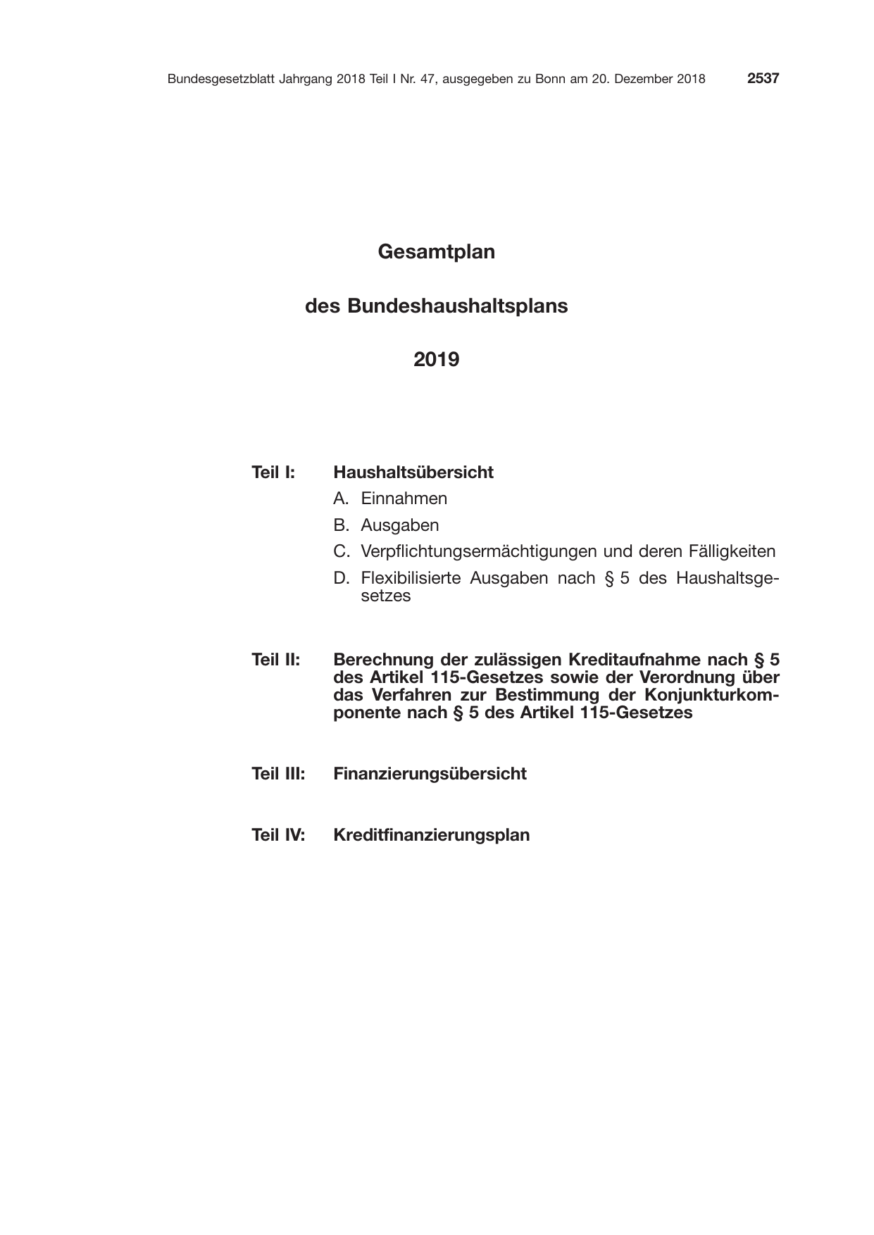 BGBl. 2018 — Originalseite als Abbildung
