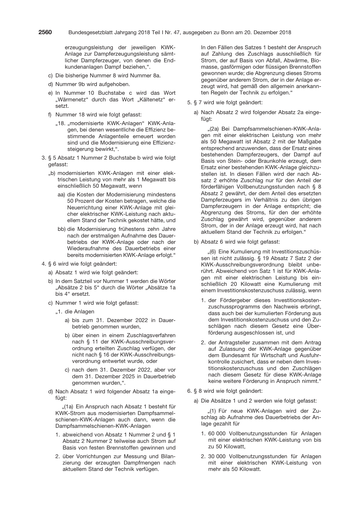 BGBl. 2018 — Originalseite als Abbildung