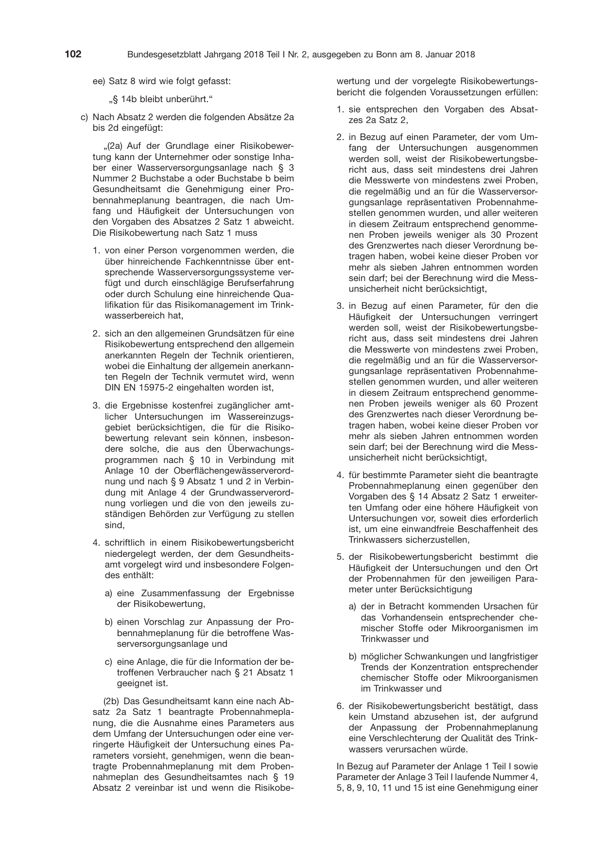 BGBl. 2018, Seite 102 — Originalseite als Abbildung