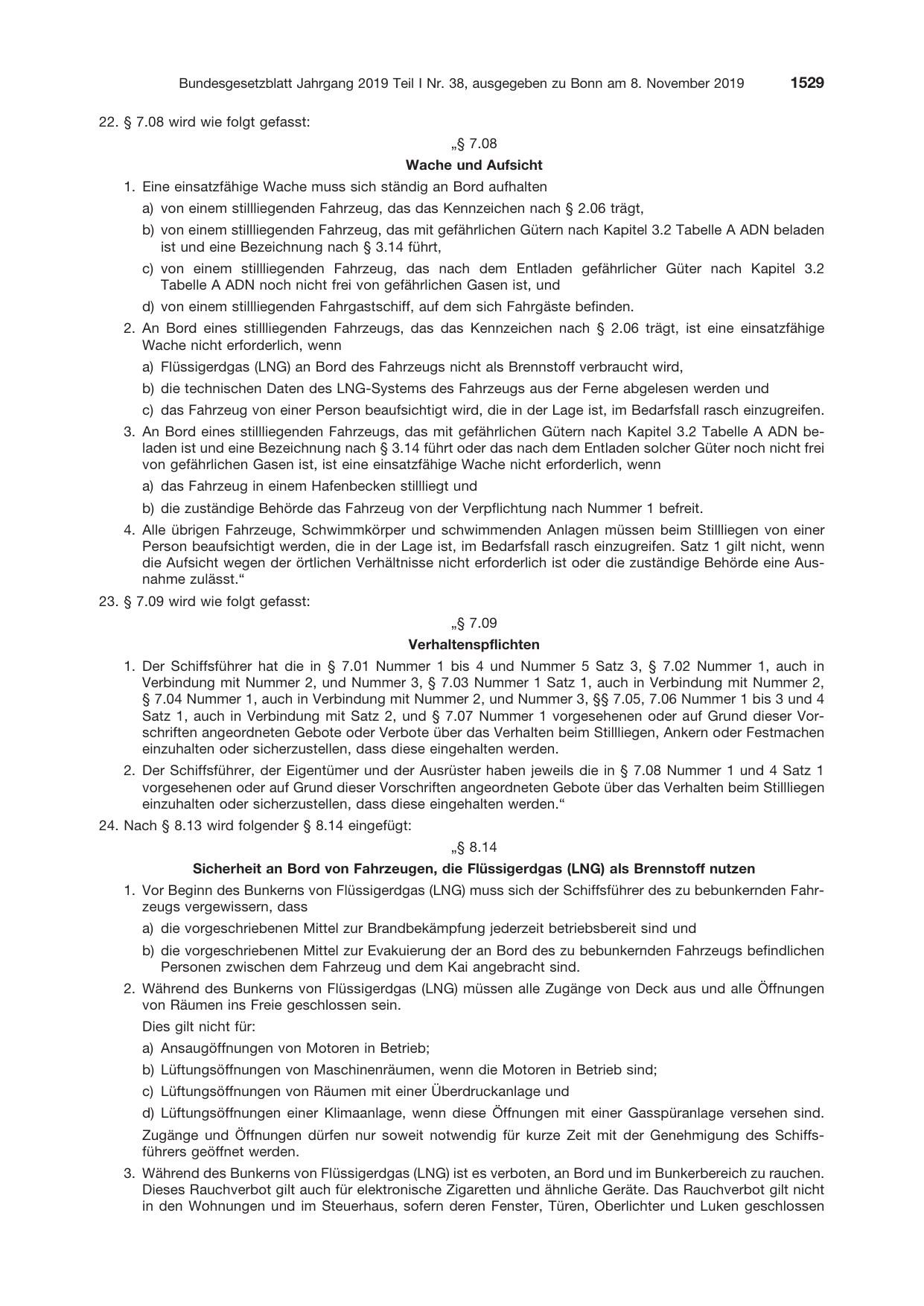 BGBl. 2019, Seite 1529 — Originalseite als Abbildung
