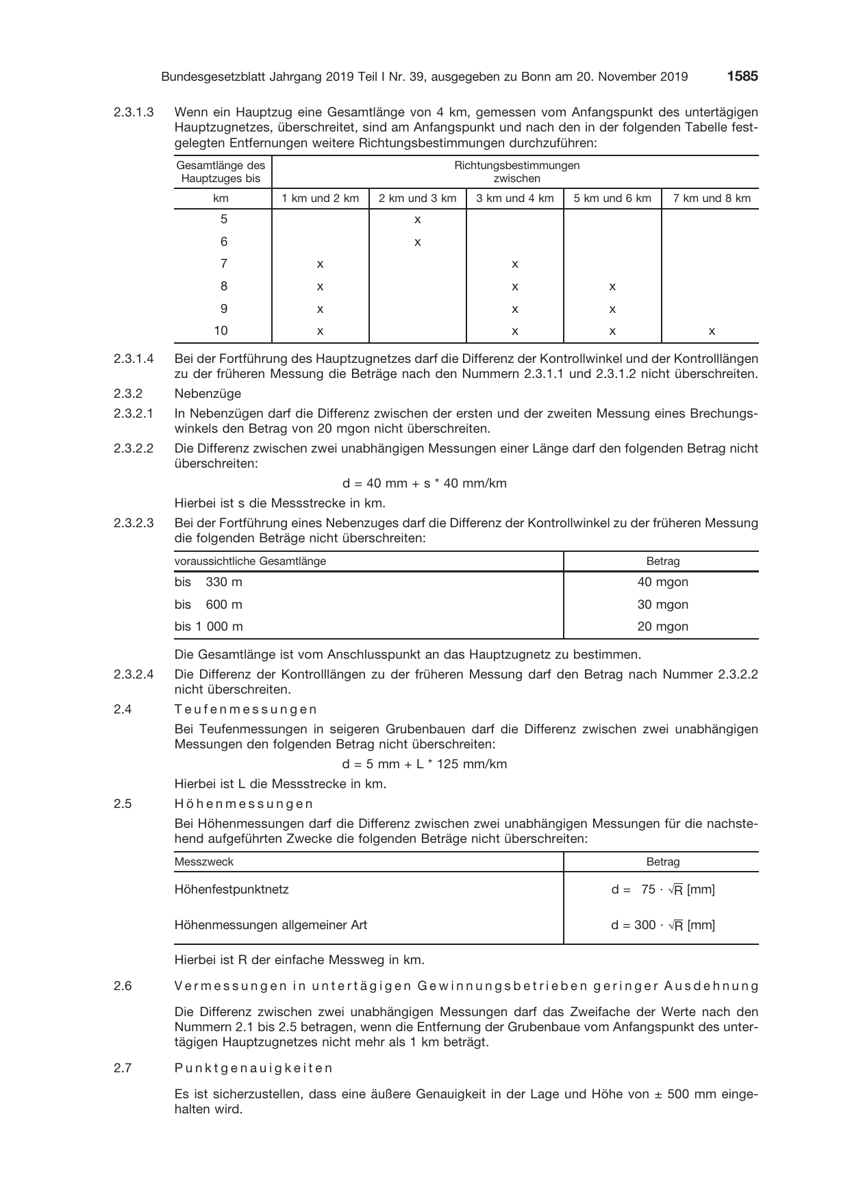 BGBl. 2019, Seite 1585 — Originalseite als Abbildung