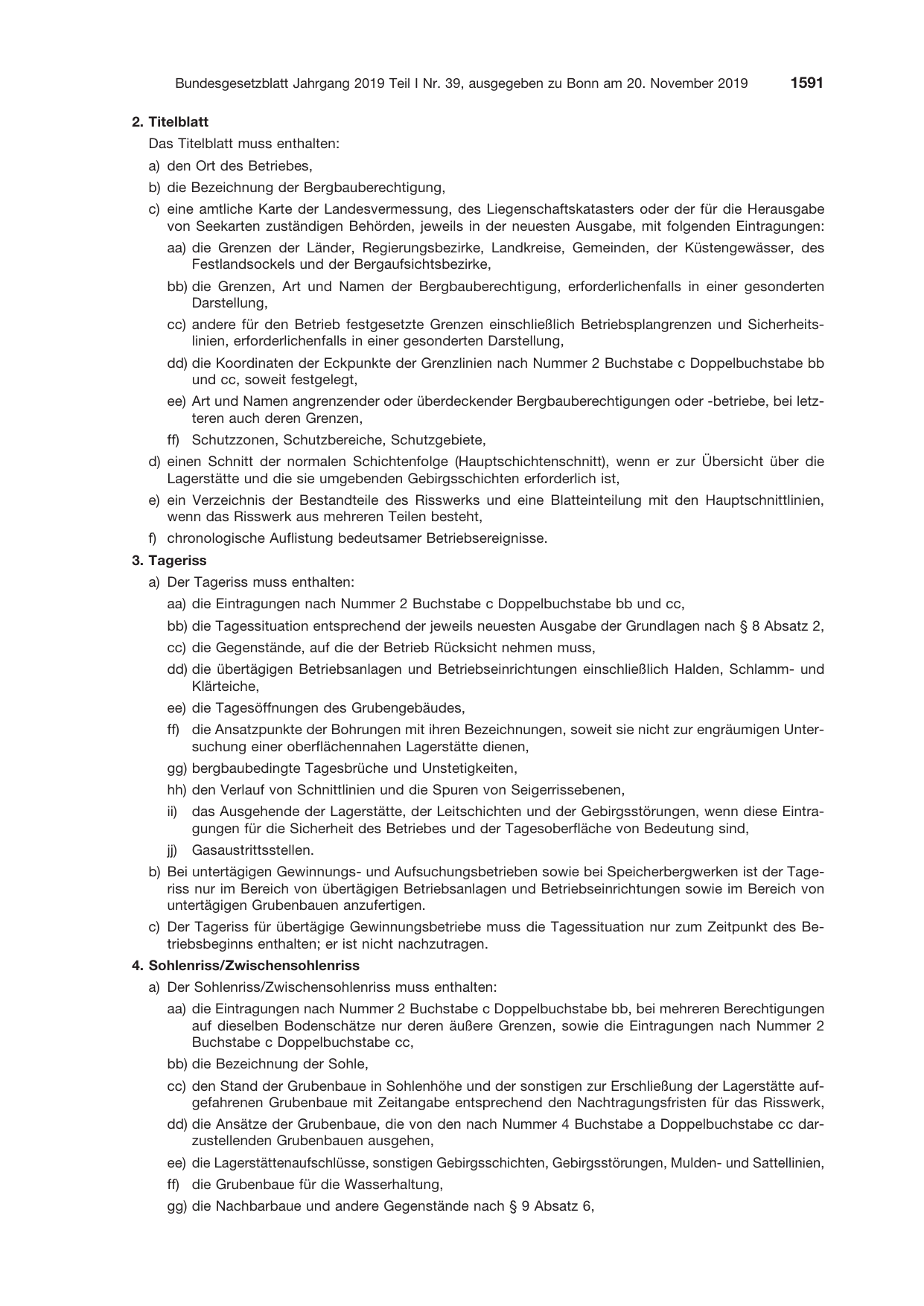 BGBl. 2019, Seite 1591 — Originalseite als Abbildung