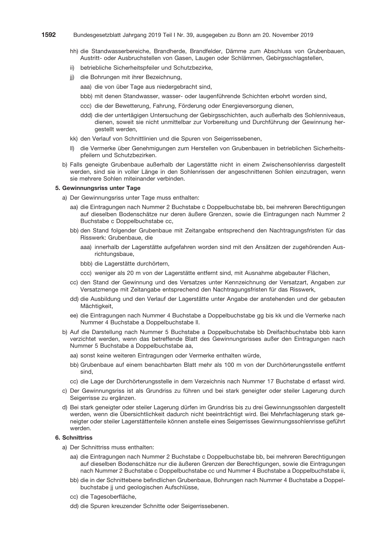 BGBl. 2019, Seite 1592 — Originalseite als Abbildung