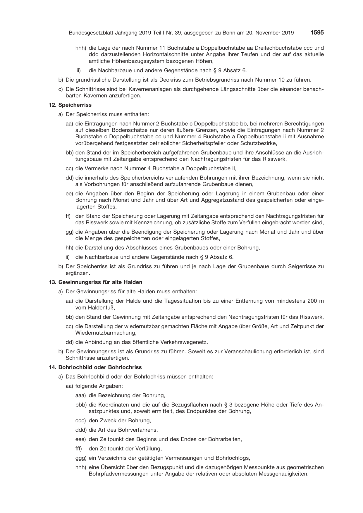BGBl. 2019, Seite 1595 — Originalseite als Abbildung