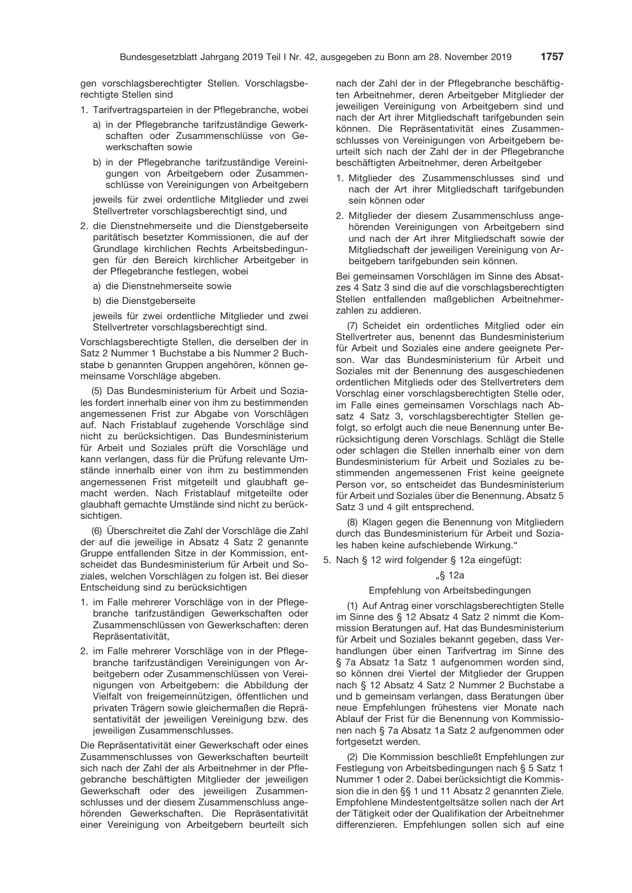 BGBl. 2019, Seite 1757 — Originalseite als Abbildung
