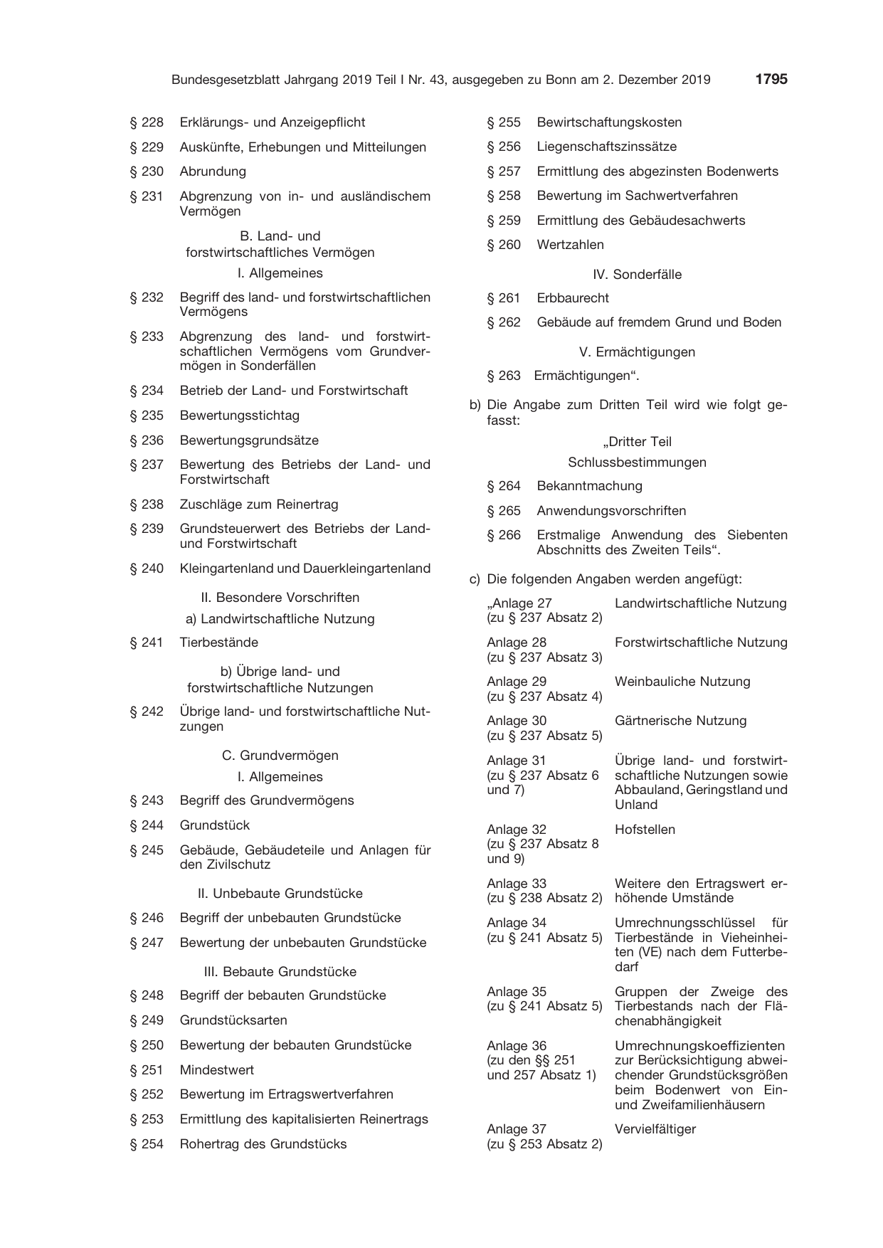 BGBl. 2019, Seite 1795 — Originalseite als Abbildung