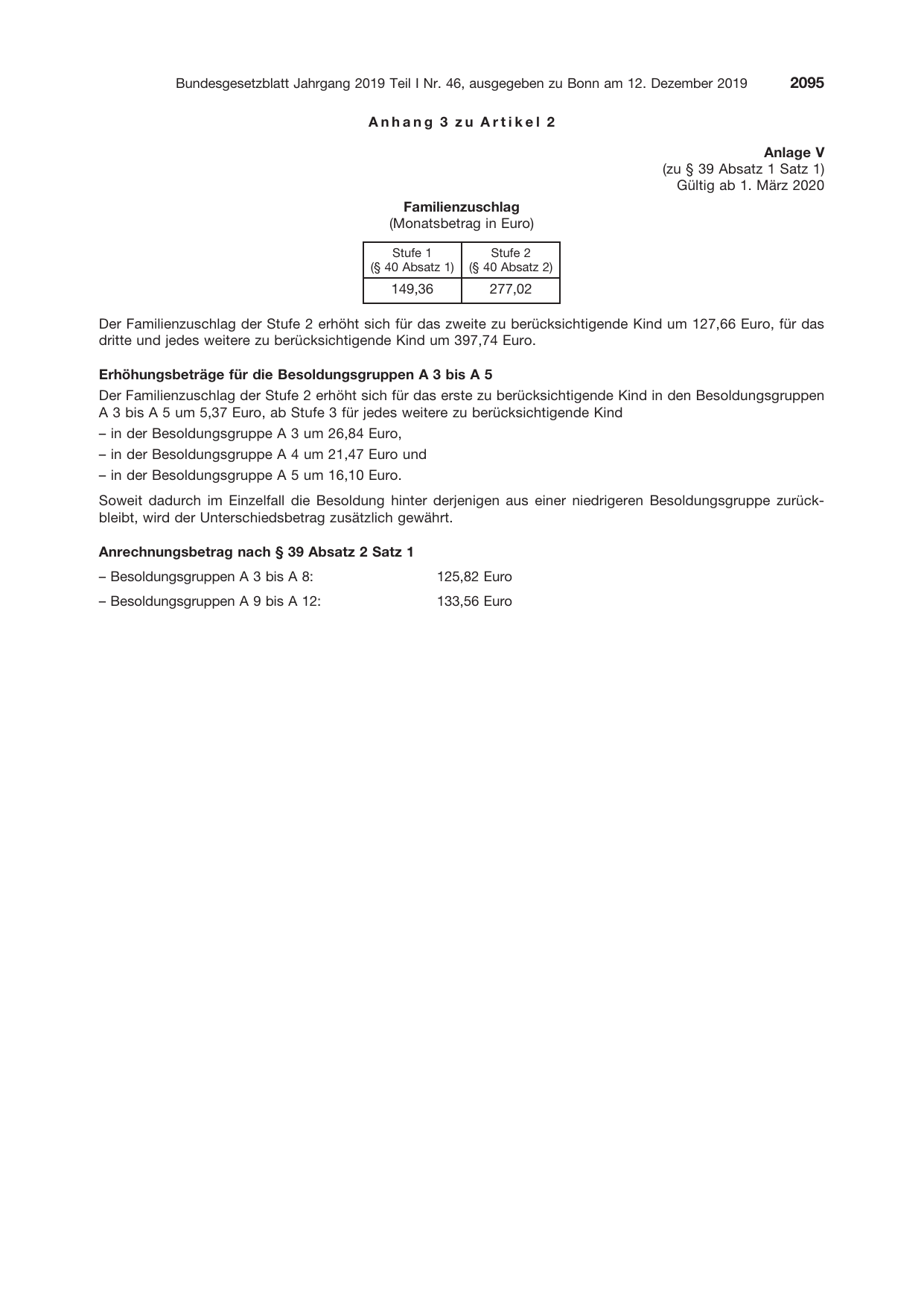 BGBl. 2019, Seite 2095 — Originalseite als Abbildung