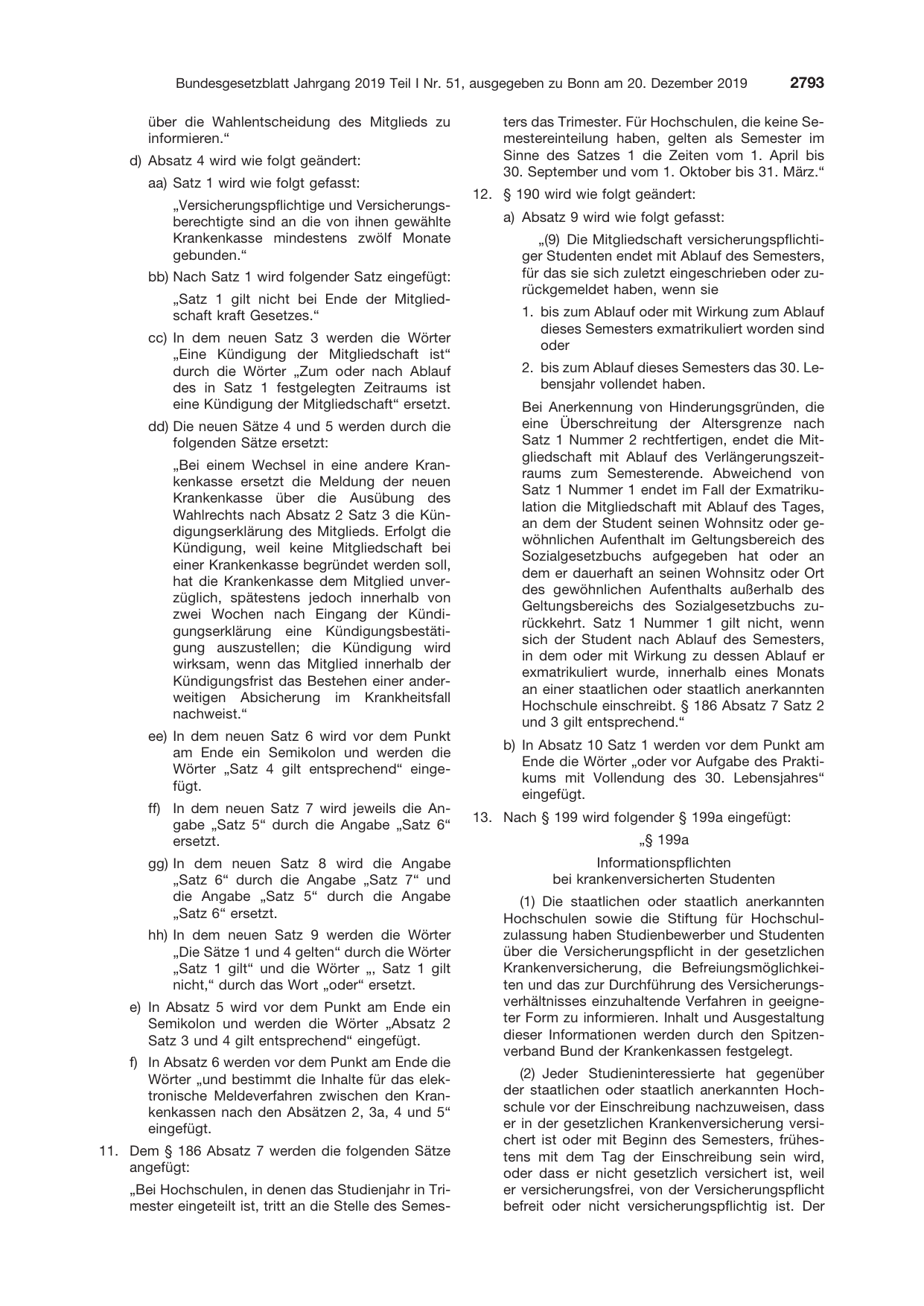 BGBl. 2019, Seite 2793 — Originalseite als Abbildung