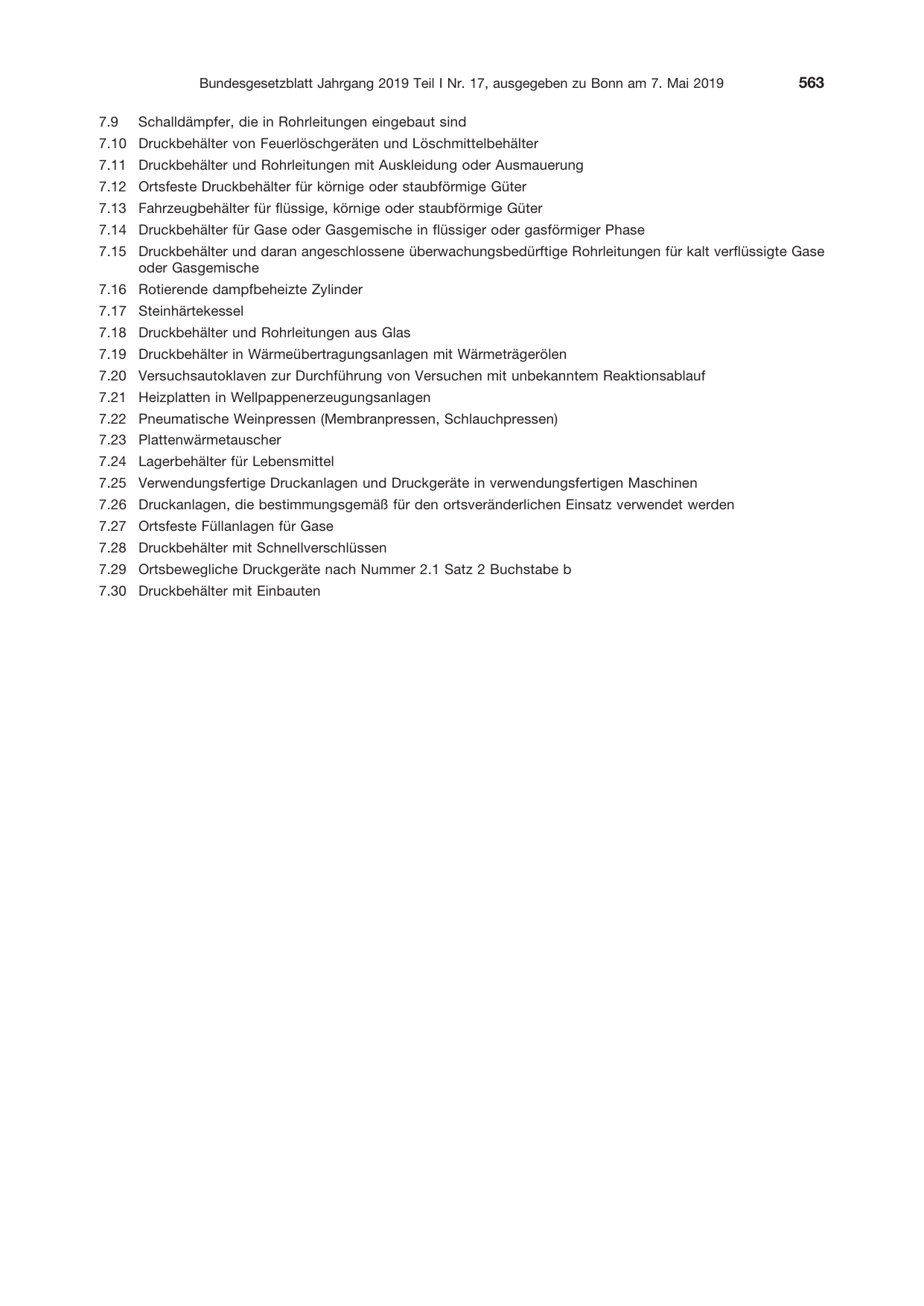 BGBl. 2019, Seite 563 — Originalseite als Abbildung