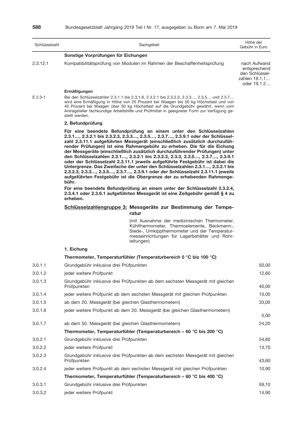 BGBl. 2019, Seite 588 — Originalseite als Abbildung