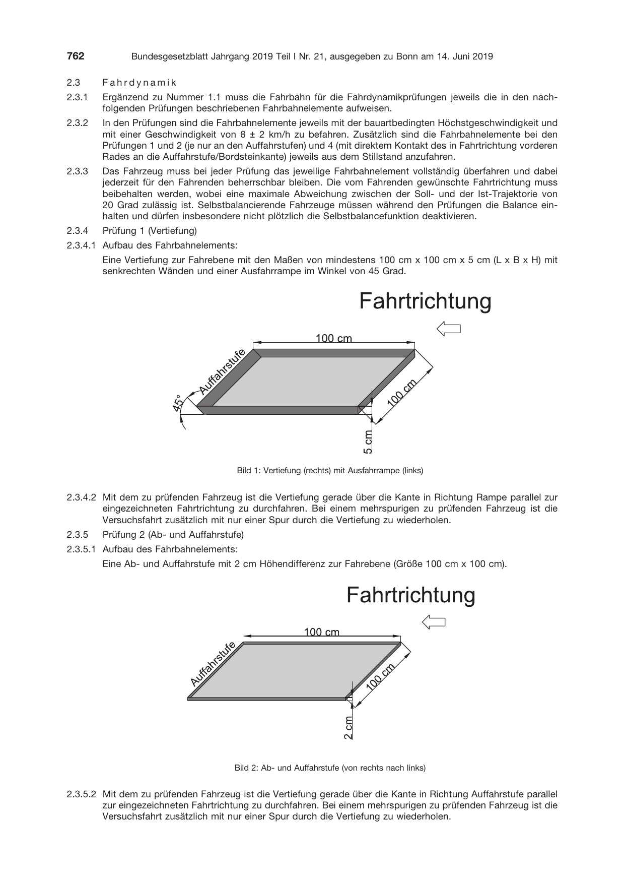 BGBl. 2019, Seite 762 — Originalseite als Abbildung