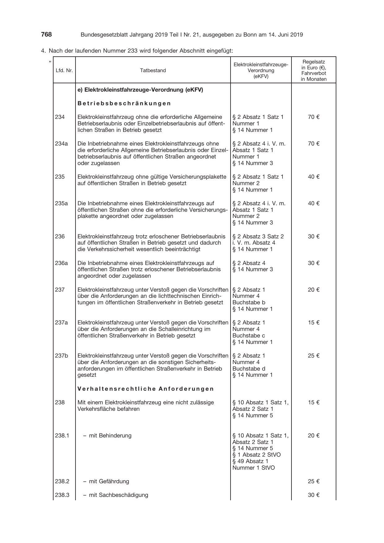 BGBl. 2019, Seite 768 — Originalseite als Abbildung