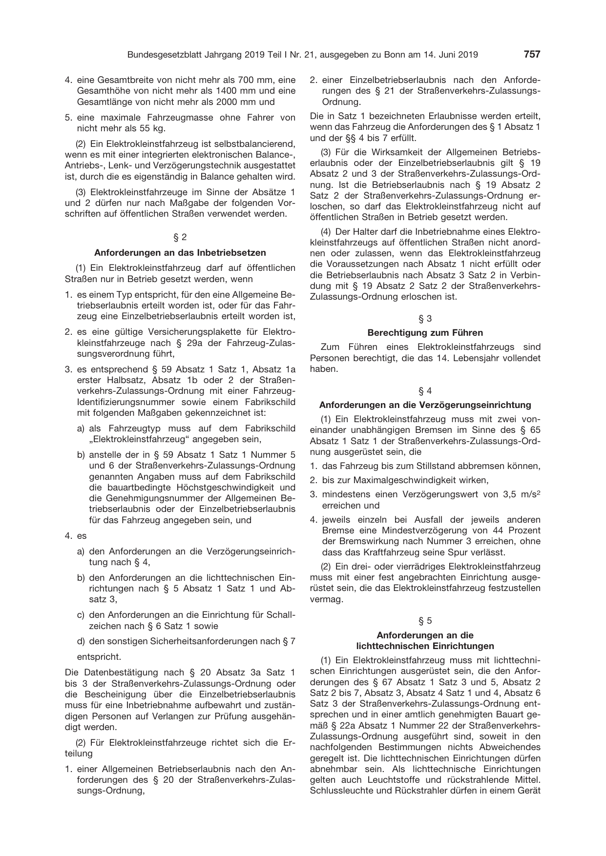 BGBl. 2019, Seite 757 — Originalseite als Abbildung