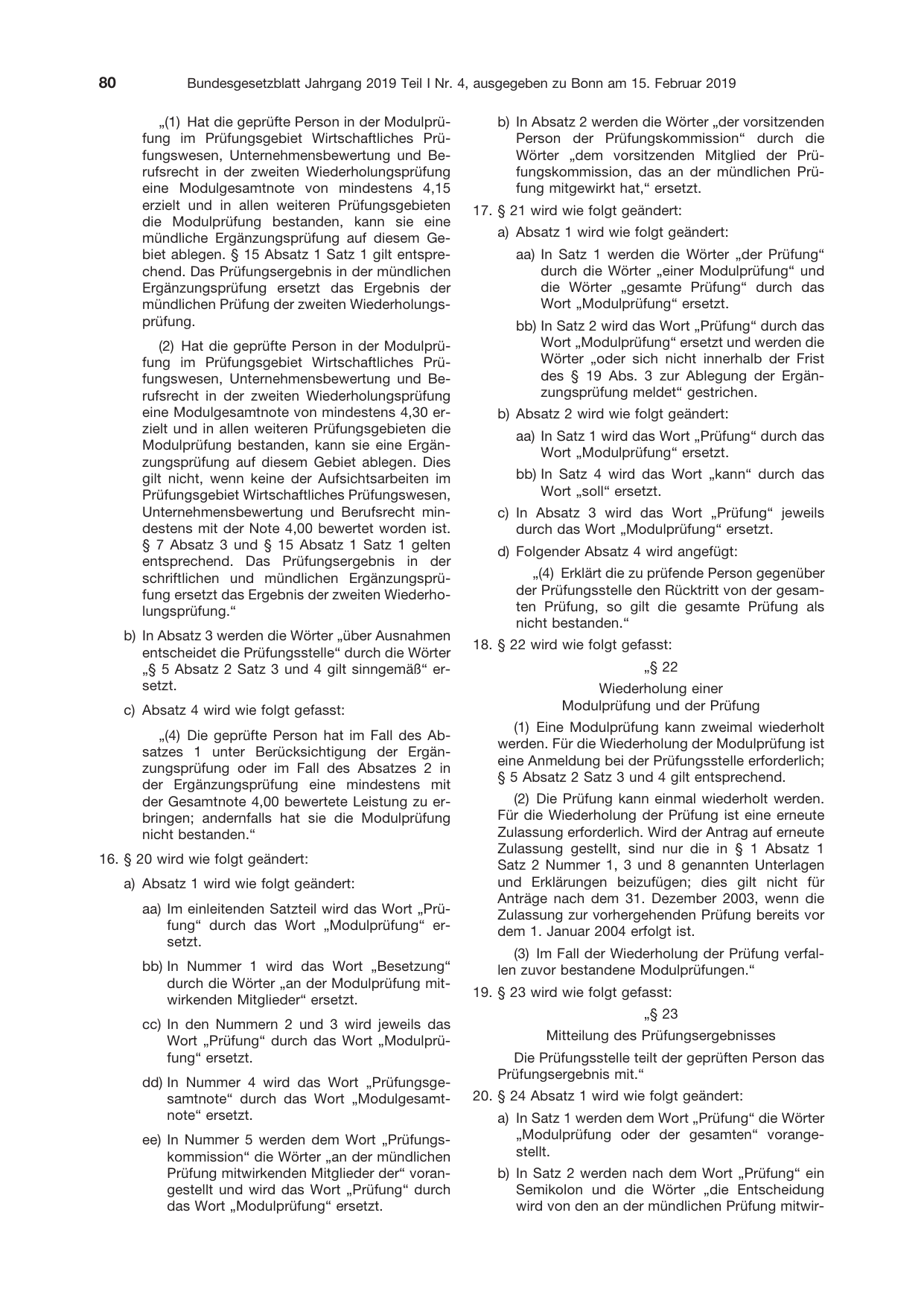 BGBl. 2019, Seite 80 — Originalseite als Abbildung