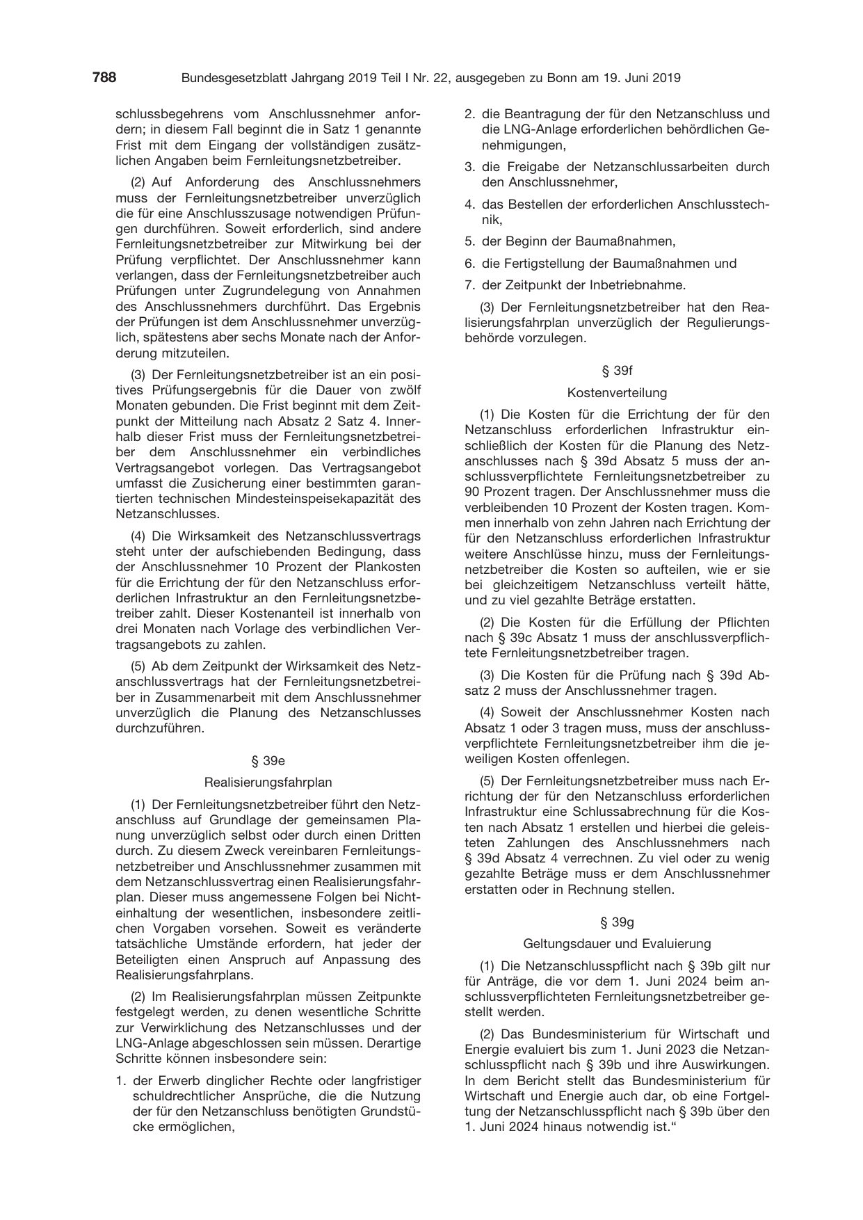 BGBl. 2019, Seite 788 — Originalseite als Abbildung