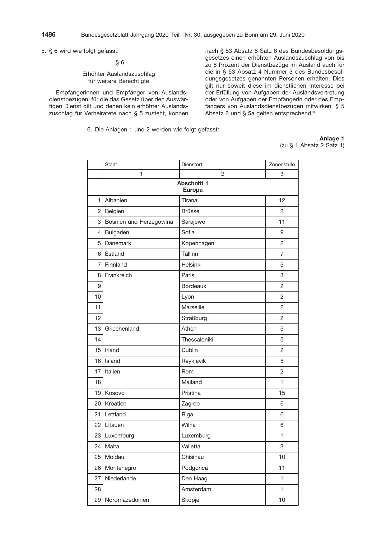 BGBl. 2020, Seite 1486 — Originalseite als Abbildung