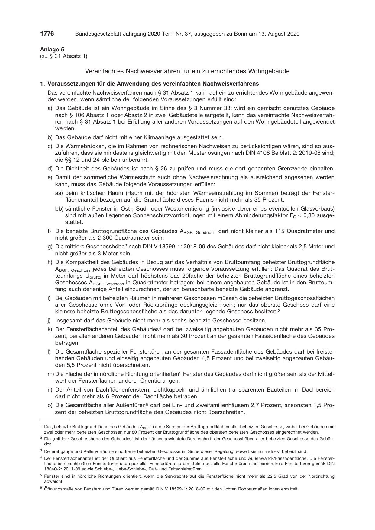 BGBl. 2020, Seite 1776 — Originalseite als Abbildung