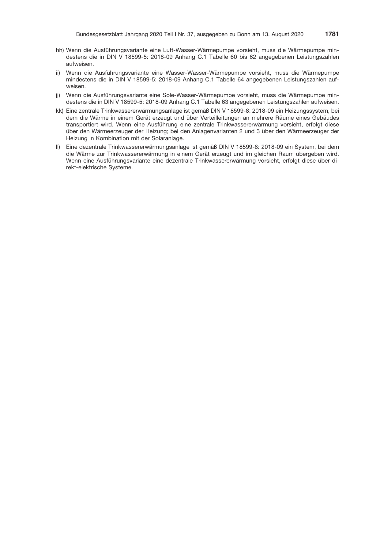 BGBl. 2020, Seite 1781 — Originalseite als Abbildung