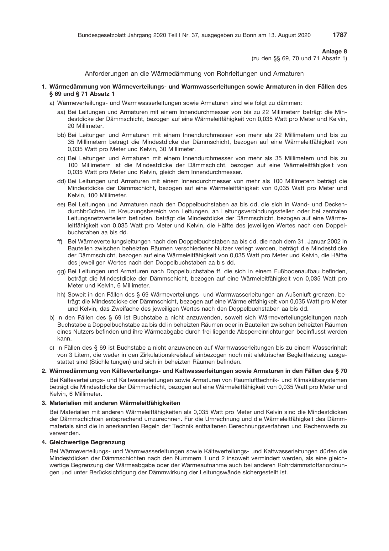 BGBl. 2020, Seite 1787 — Originalseite als Abbildung