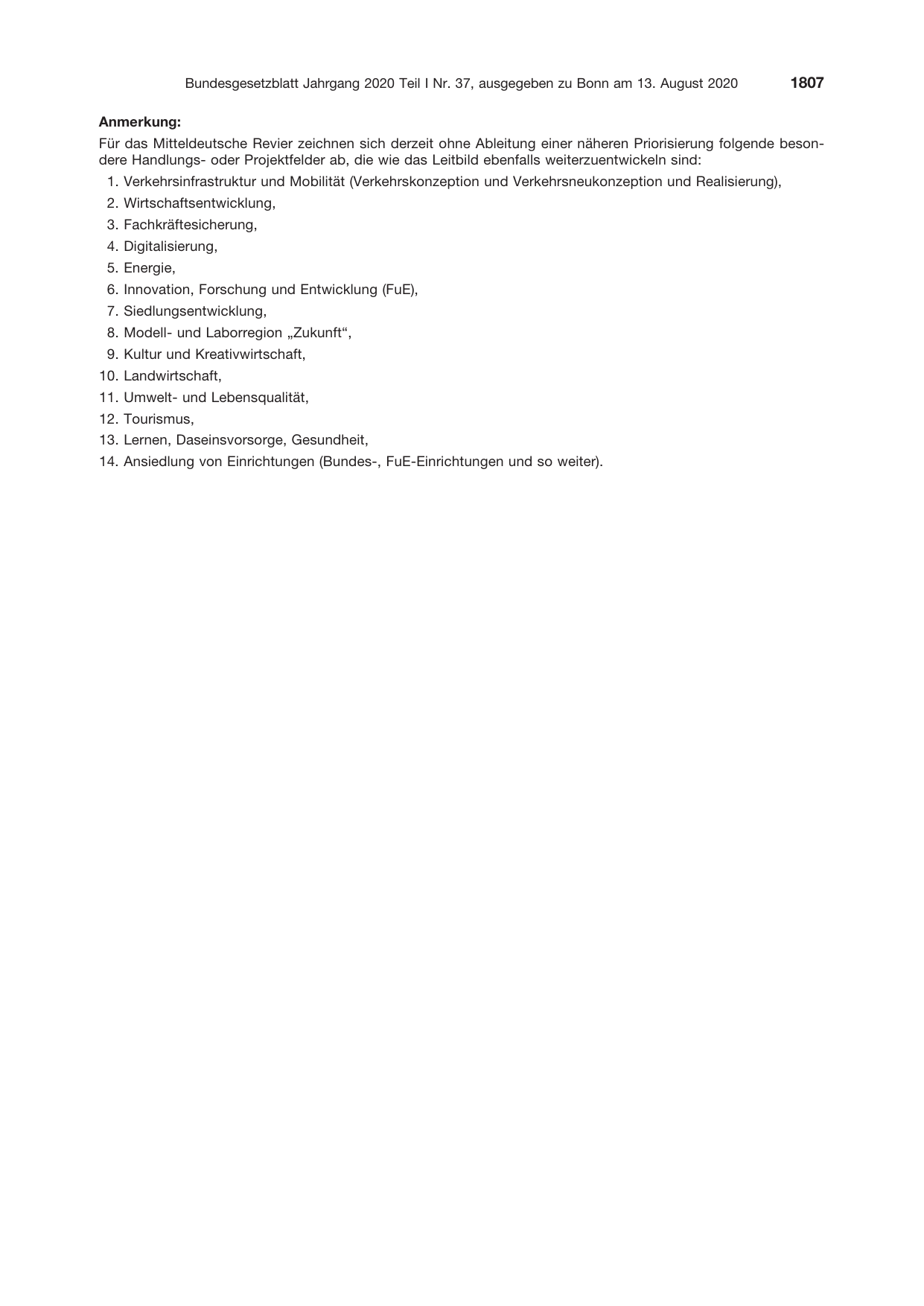 BGBl. 2020, Seite 1807 — Originalseite als Abbildung