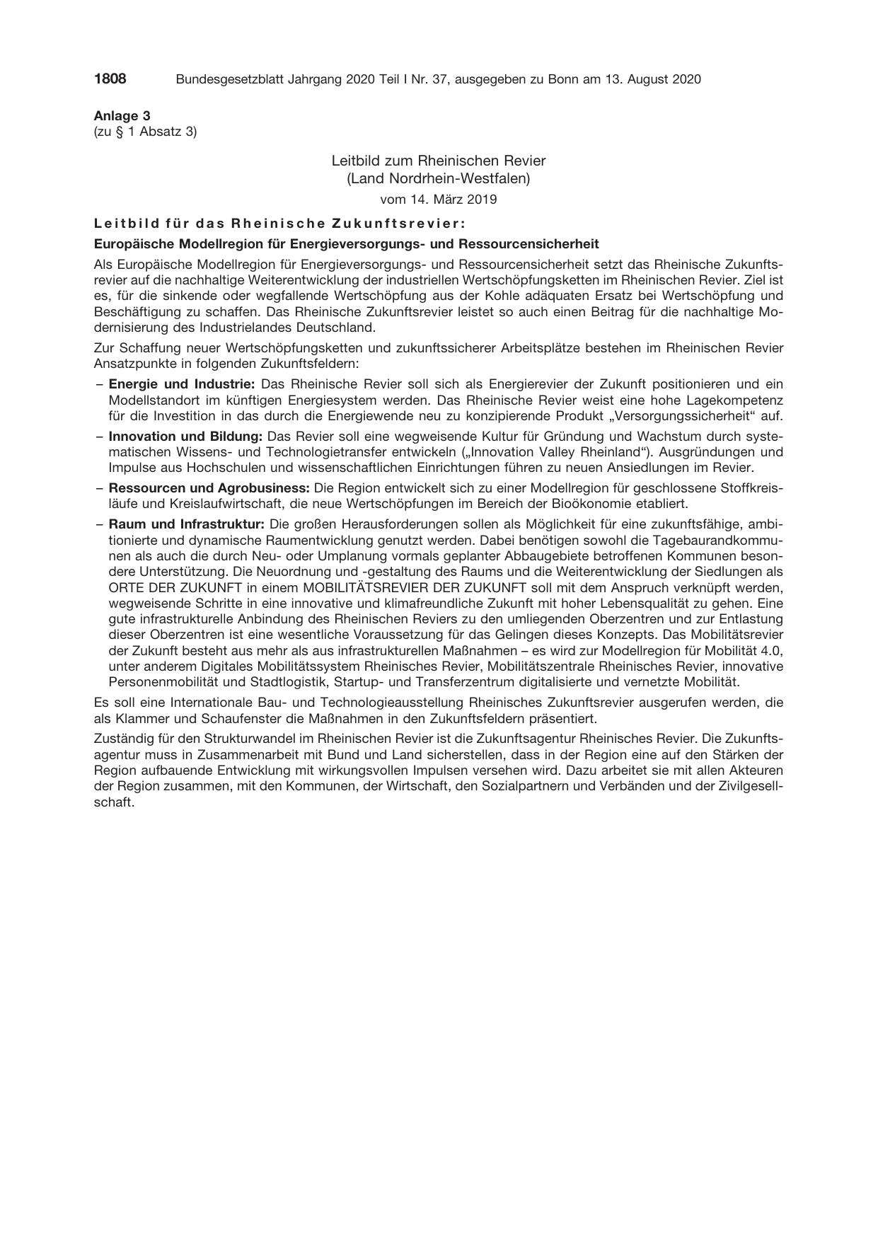 BGBl. 2020, Seite 1808 — Originalseite als Abbildung