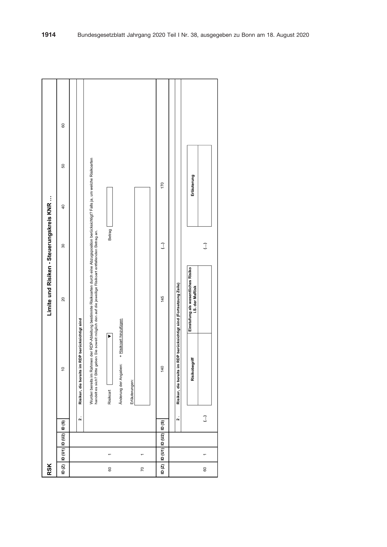 BGBl. 2020, Seite 1914 — Originalseite als Abbildung
