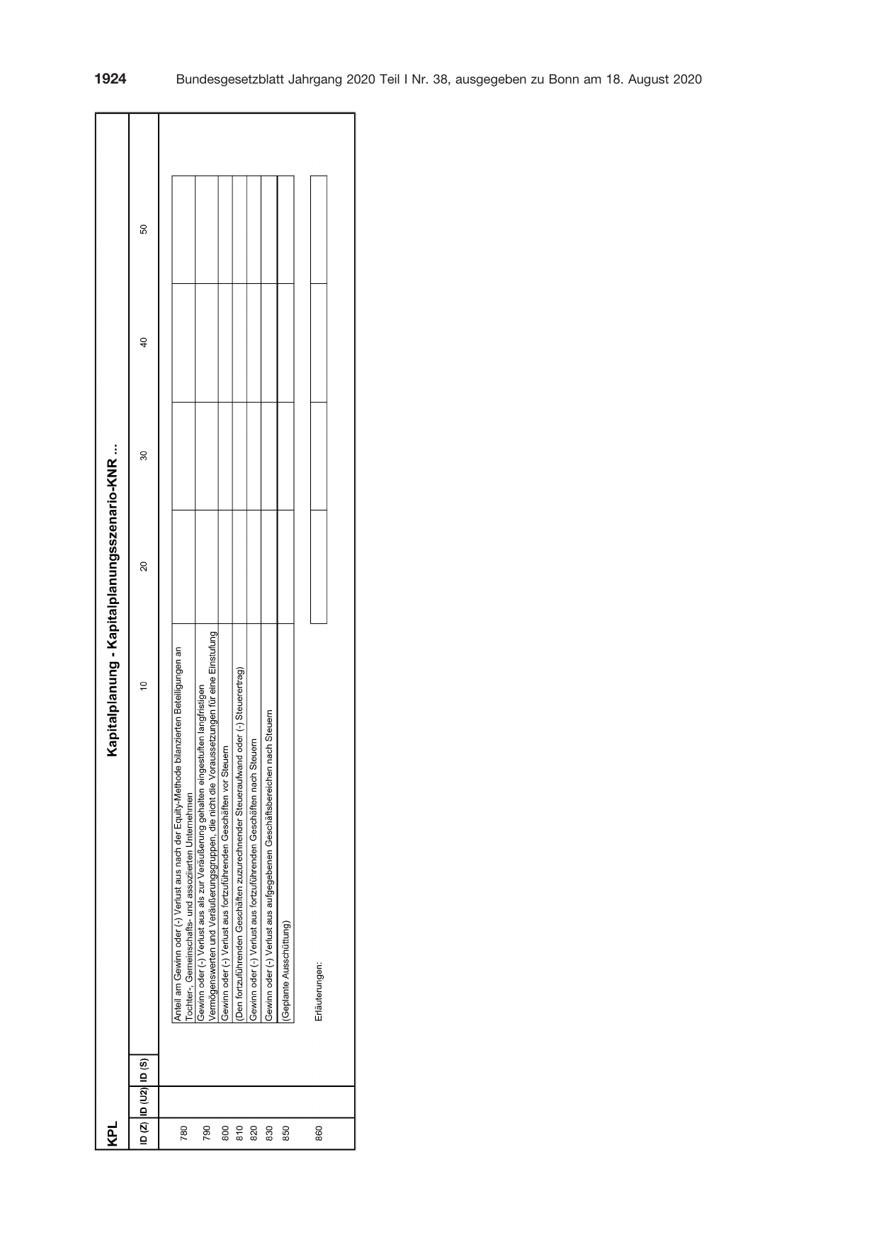 BGBl. 2020, Seite 1924 — Originalseite als Abbildung