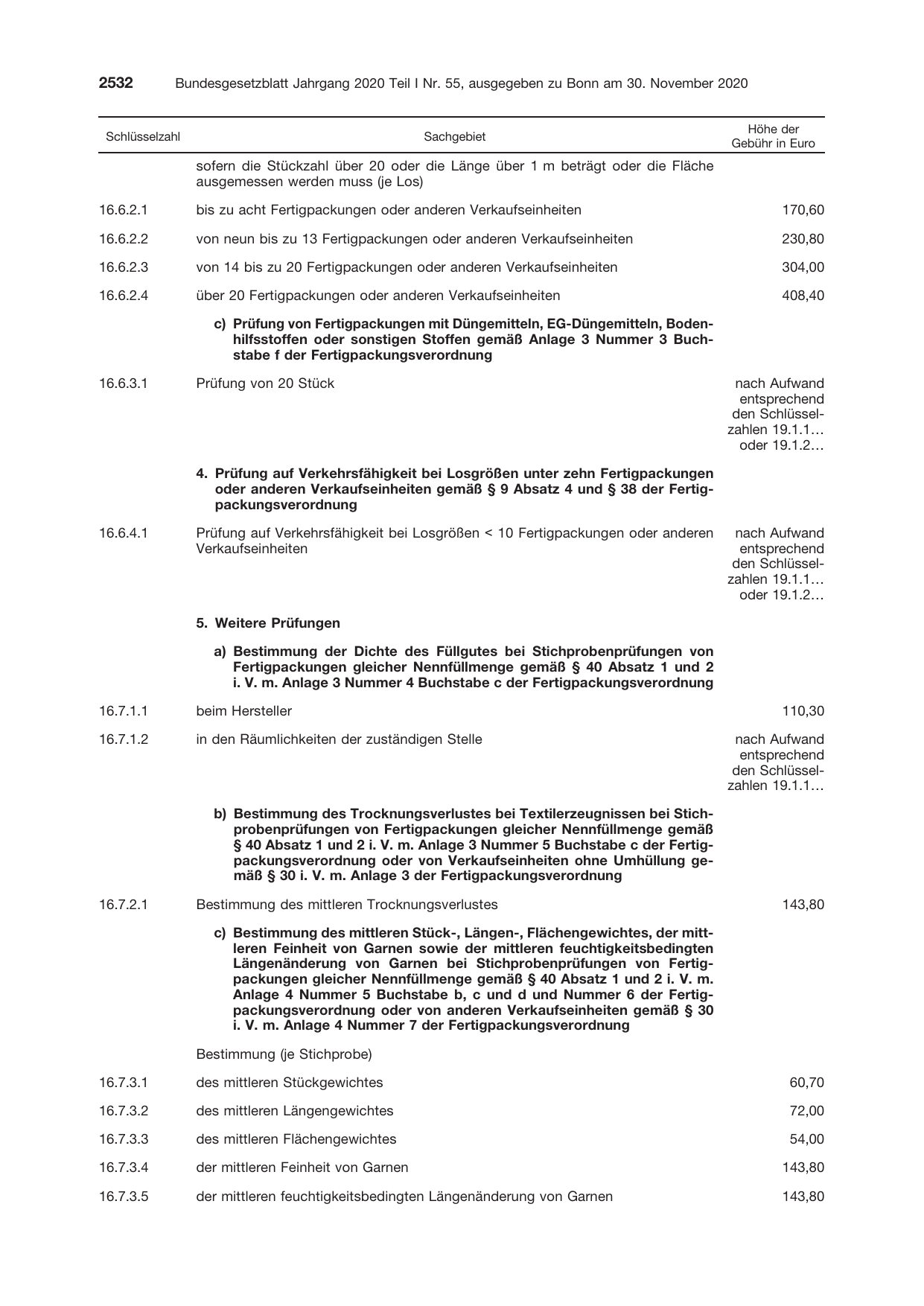 BGBl. 2020, Seite 2532 — Originalseite als Abbildung