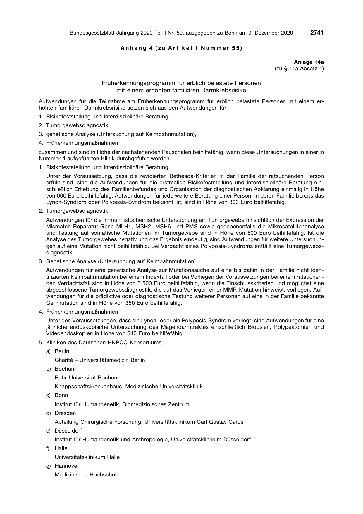 BGBl. 2020, Seite 2741 — Originalseite als Abbildung