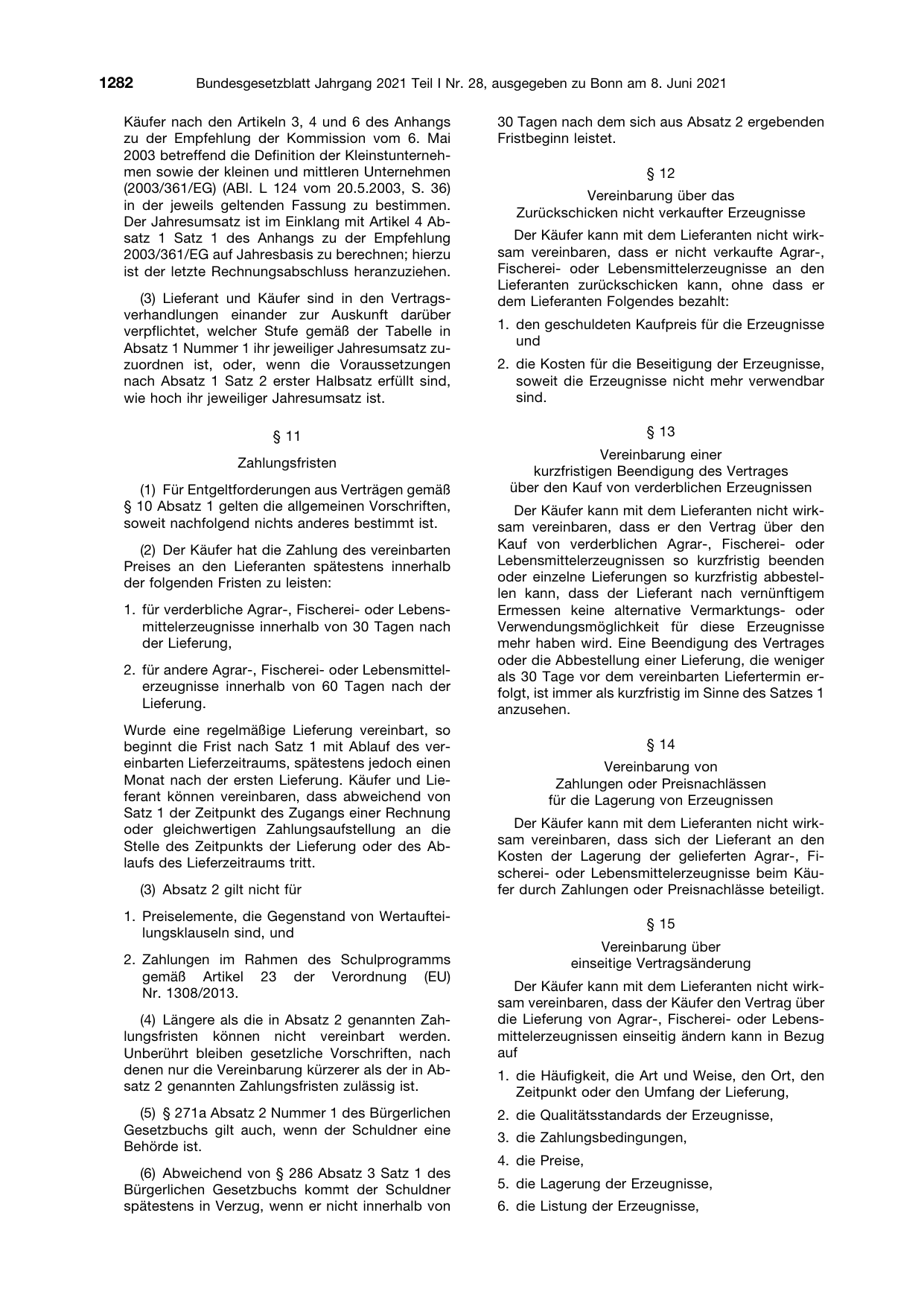 BGBl. 2021, Seite 1282 — Originalseite als Abbildung