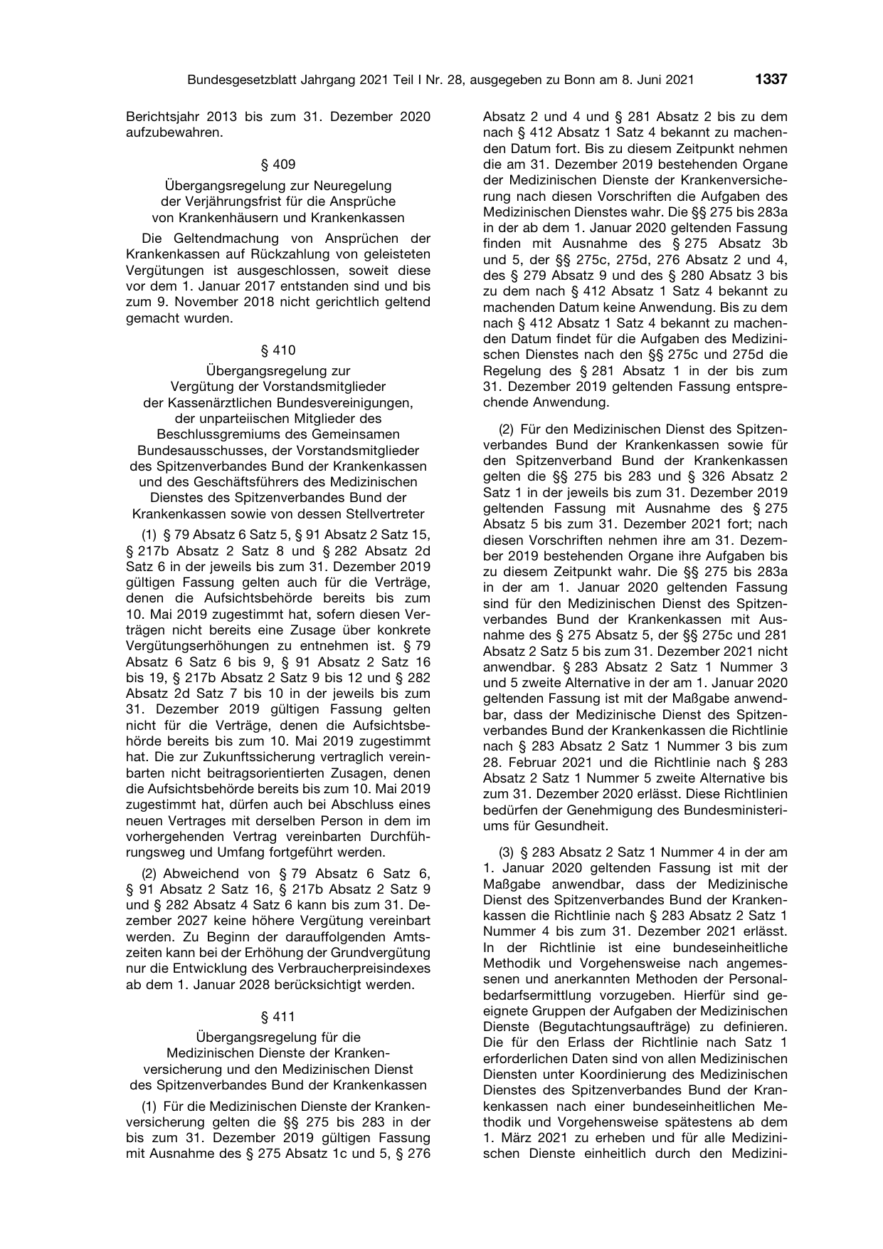 BGBl. 2021, Seite 1337 — Originalseite als Abbildung