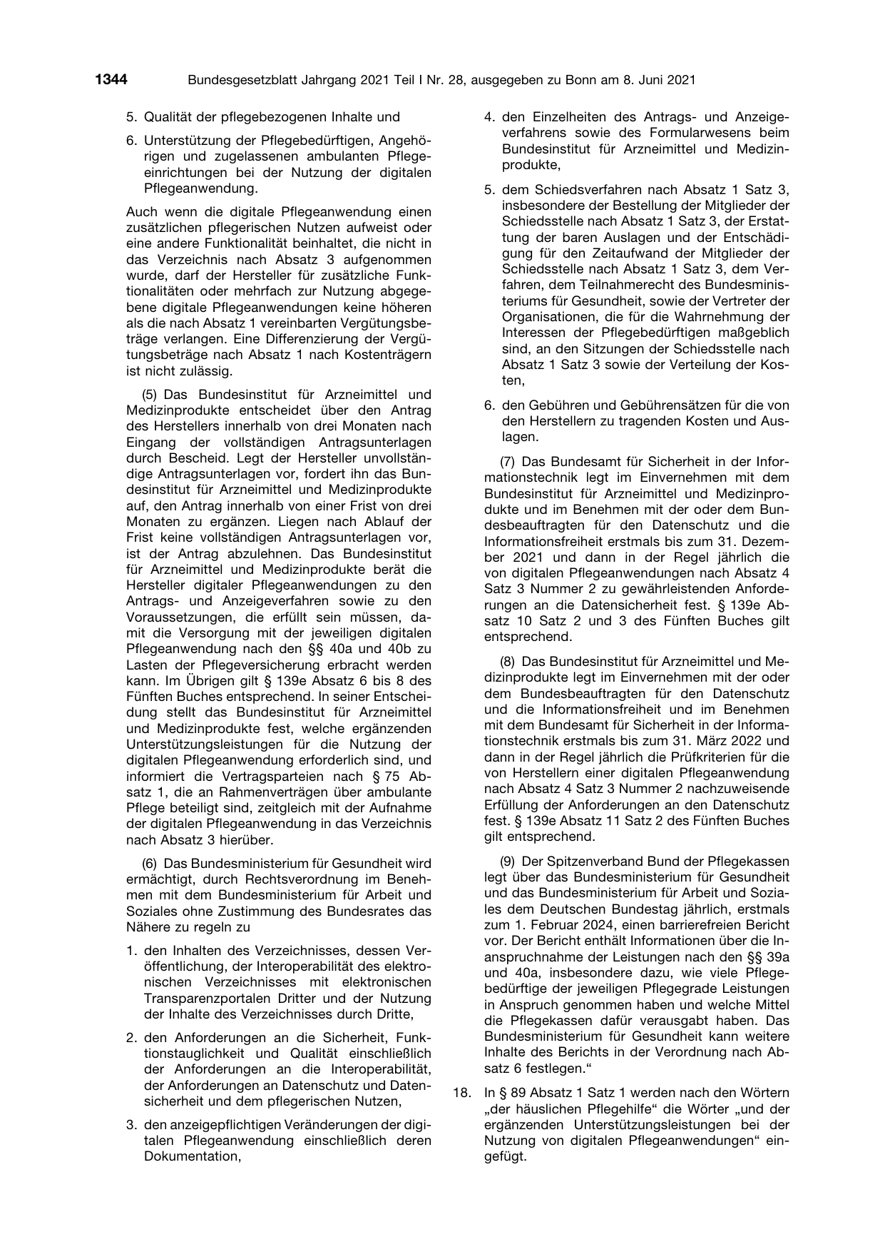BGBl. 2021, Seite 1344 — Originalseite als Abbildung