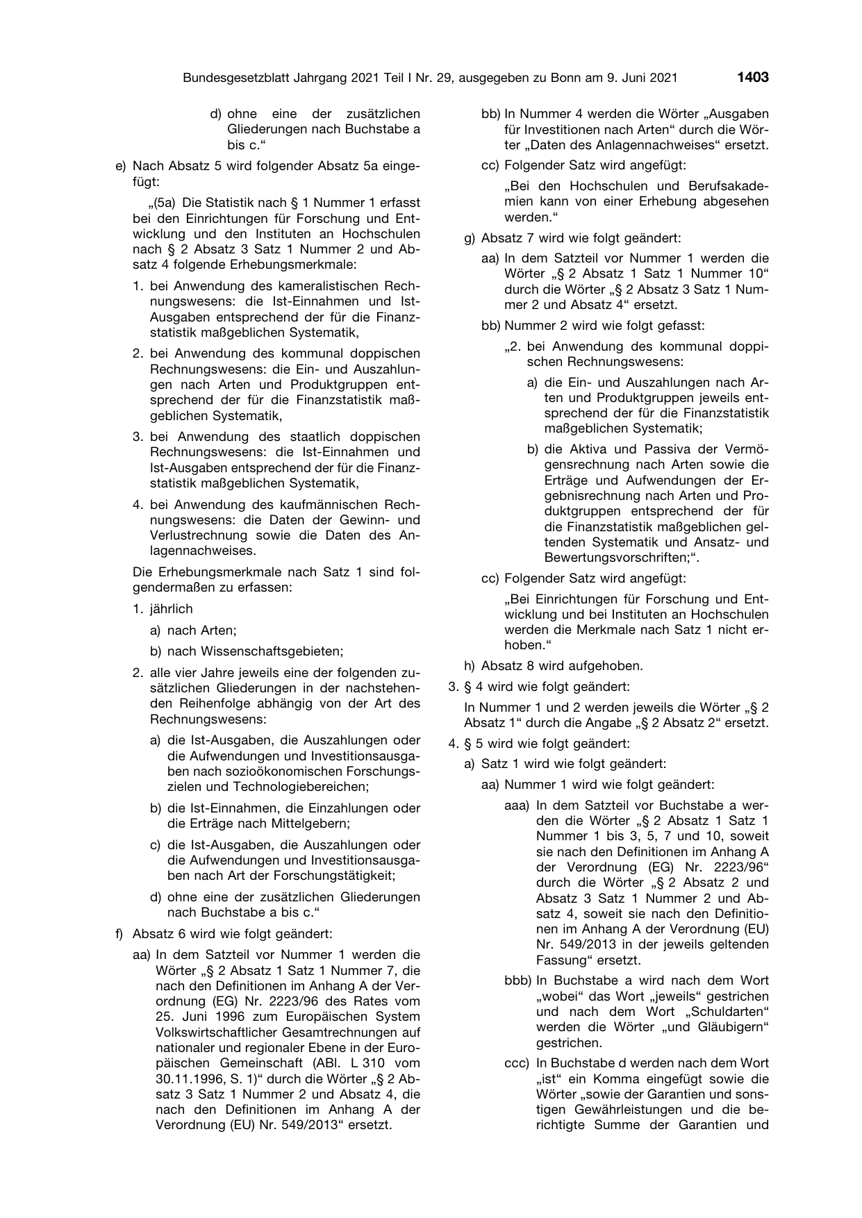 BGBl. 2021, Seite 1403 — Originalseite als Abbildung