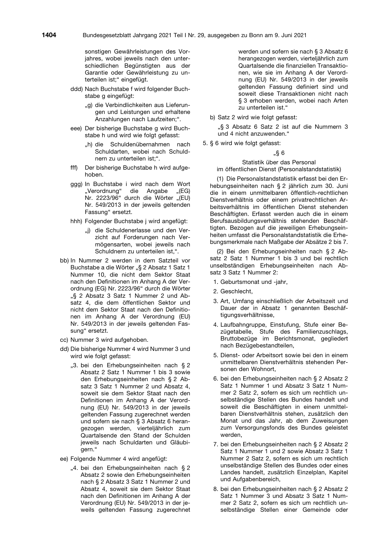 BGBl. 2021, Seite 1404 — Originalseite als Abbildung