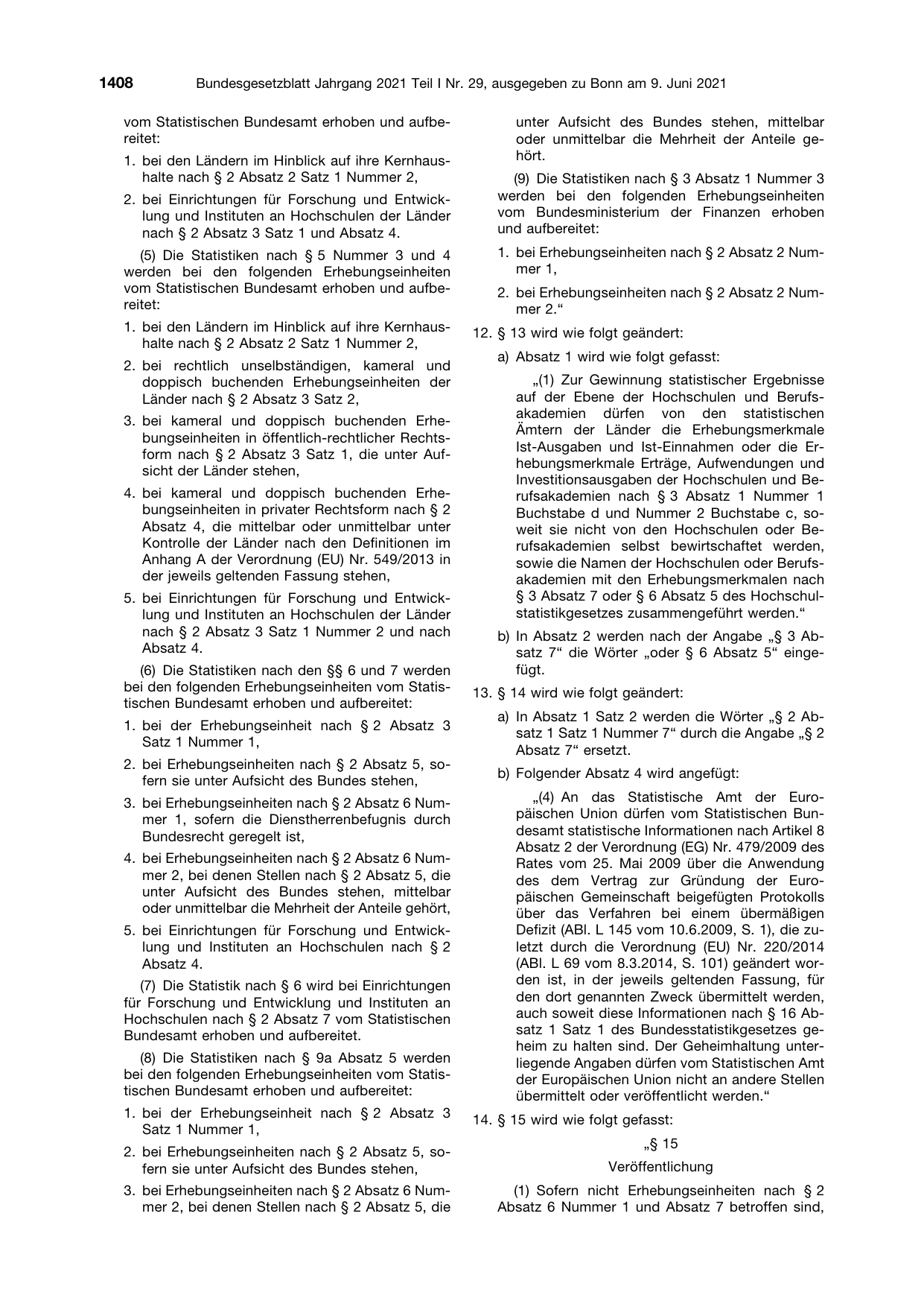 BGBl. 2021, Seite 1408 — Originalseite als Abbildung